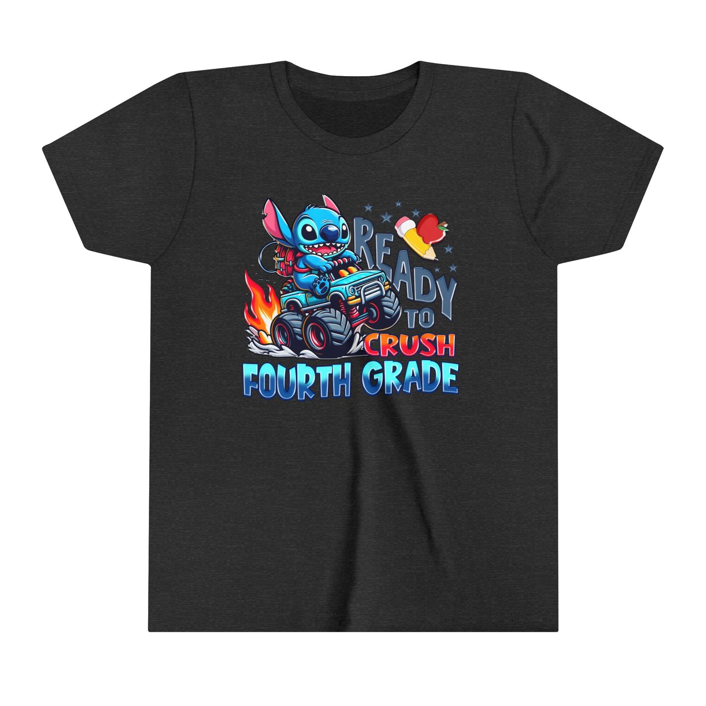 Ready to Crush Fourth Grade Youth Short Sleeve Tee