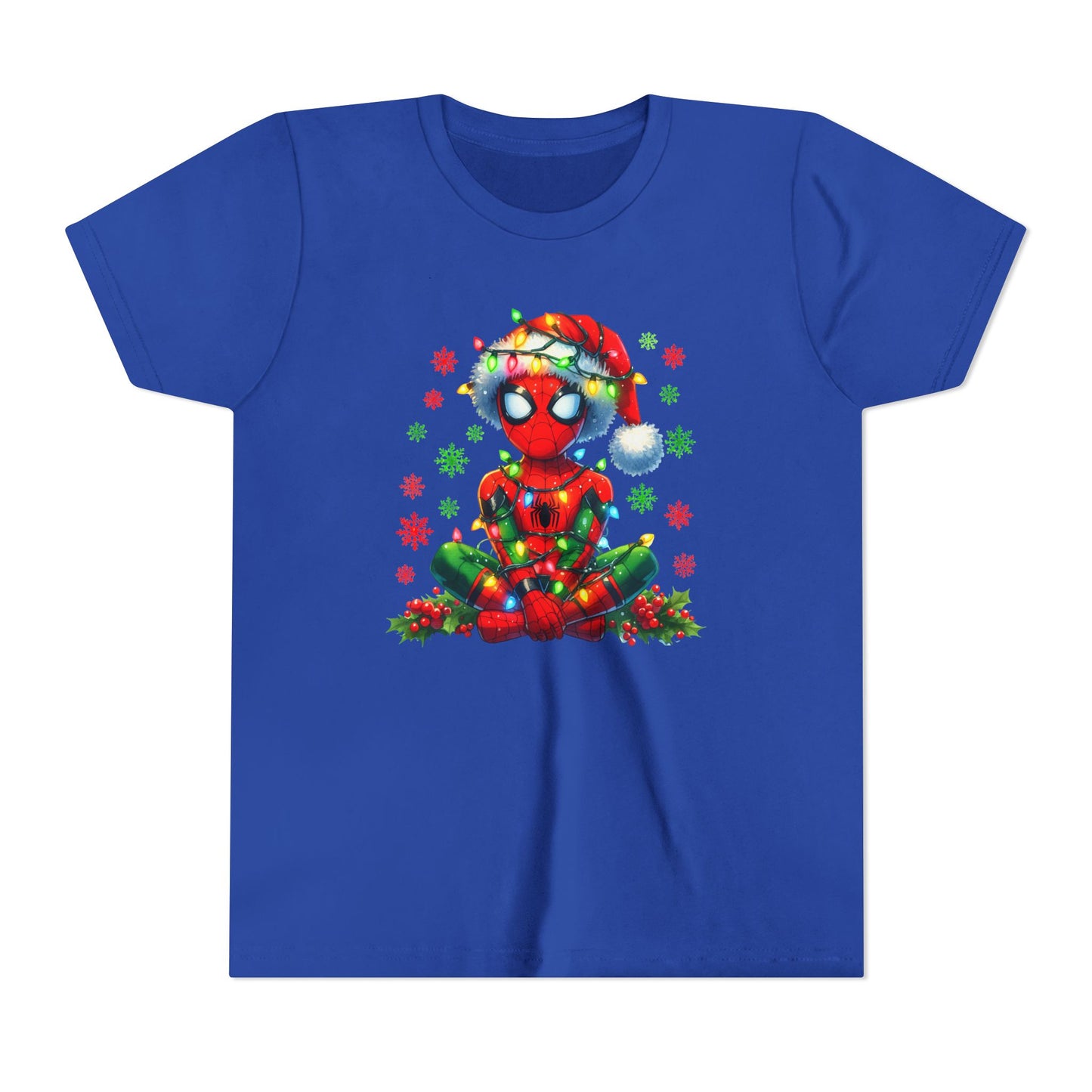 Spidey Christmas Youth Short Sleeve Tee