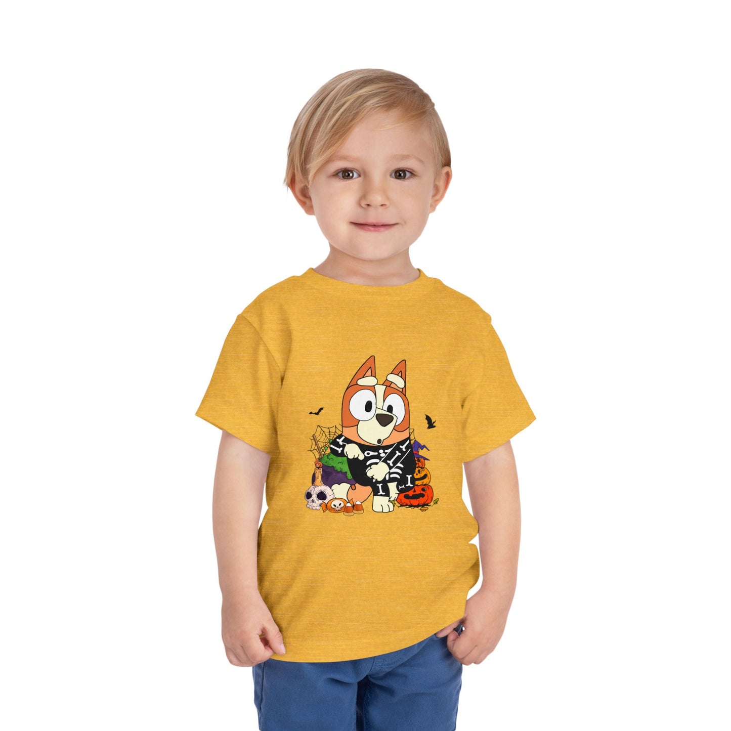 Bingo Halloween Toddler Short Sleeve Tee