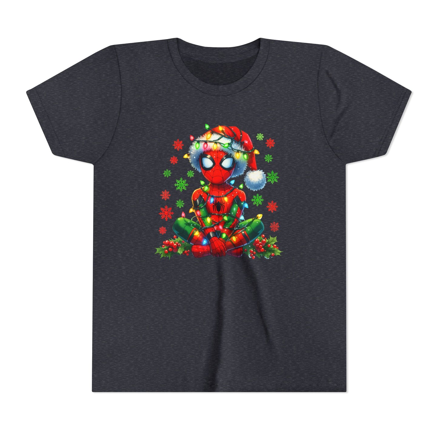 Spidey Christmas Youth Short Sleeve Tee