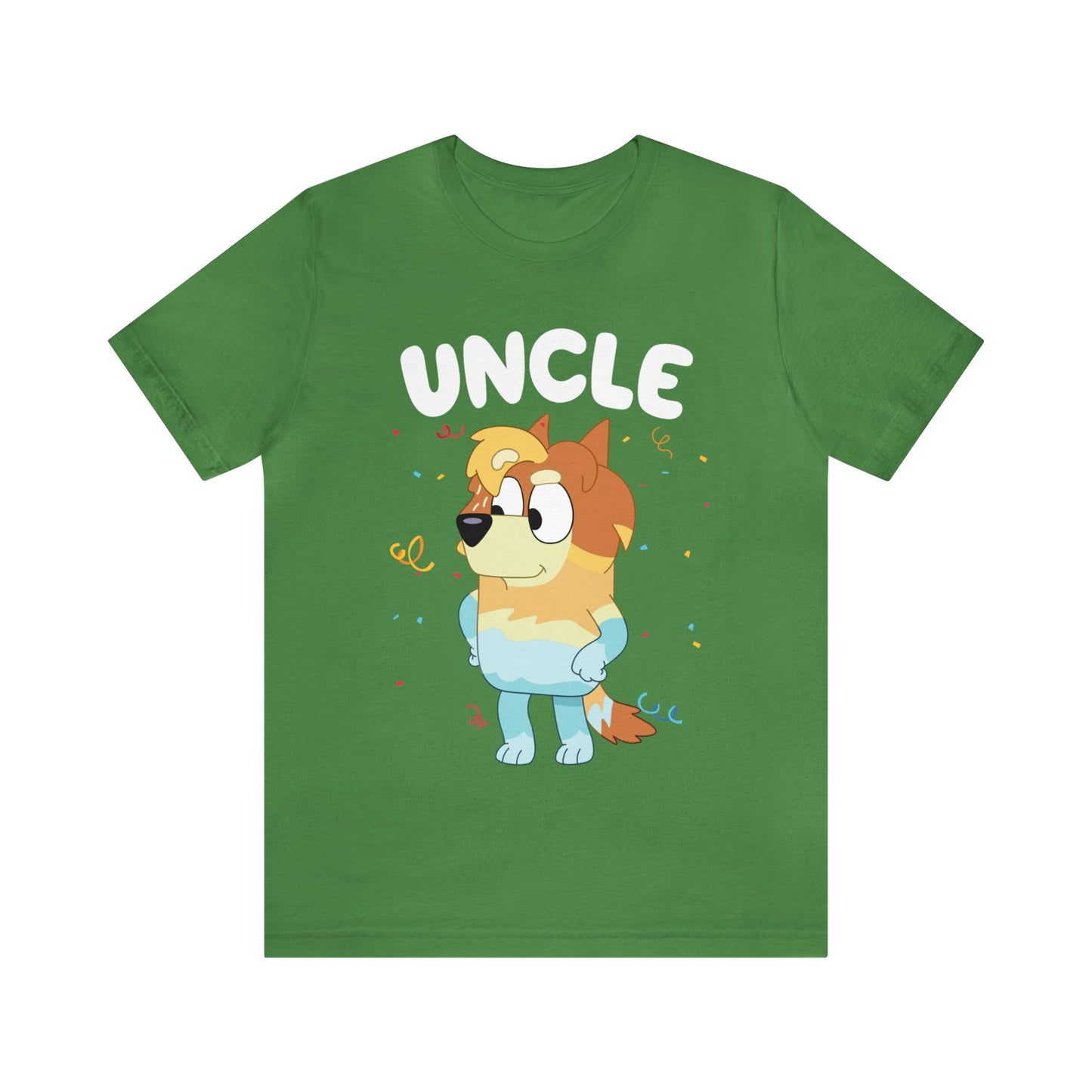 Uncle Bluey Birthday Short sleeve Tshirt