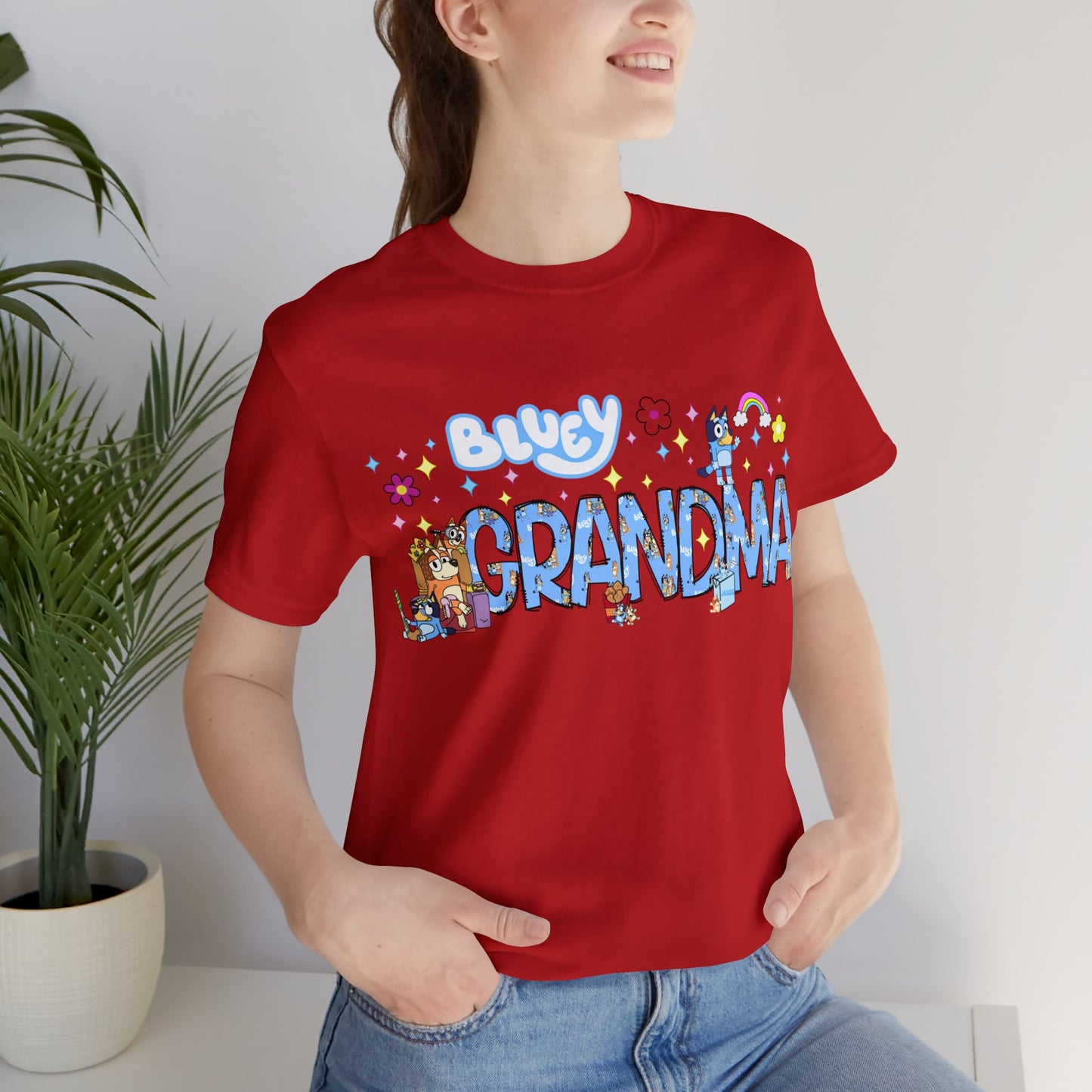 Bluey - Grandma Daily Affirmations Short Sleeve Tshirt