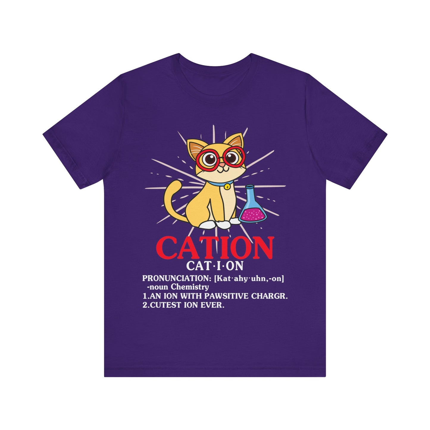 Cat-I-On (Cation) Definition Jersey Short Sleeve Tee