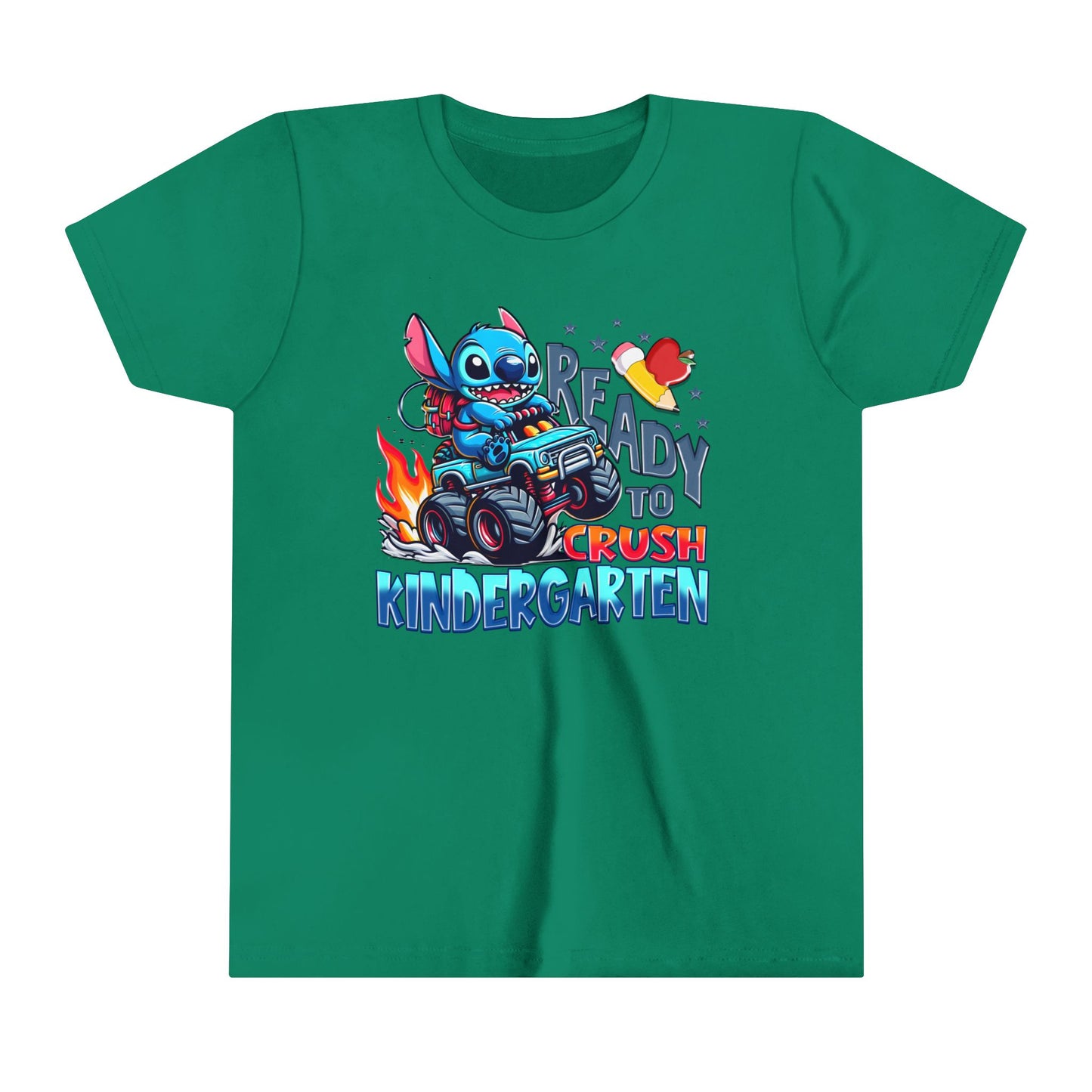 Ready to Crush Kindergarten Youth Short Sleeve Tee