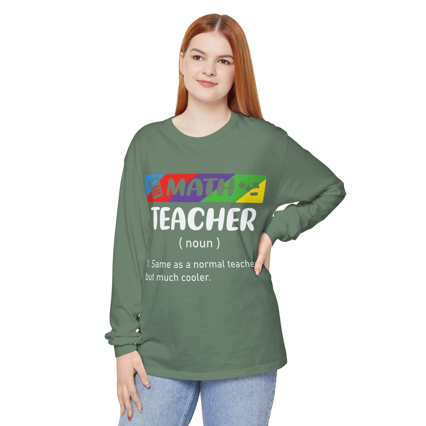 Math Teacher Long Sleeve T-Shirt