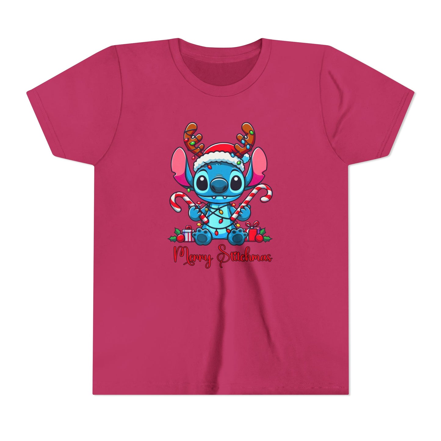 Merry Stitchmas Youth Short Sleeve Tee