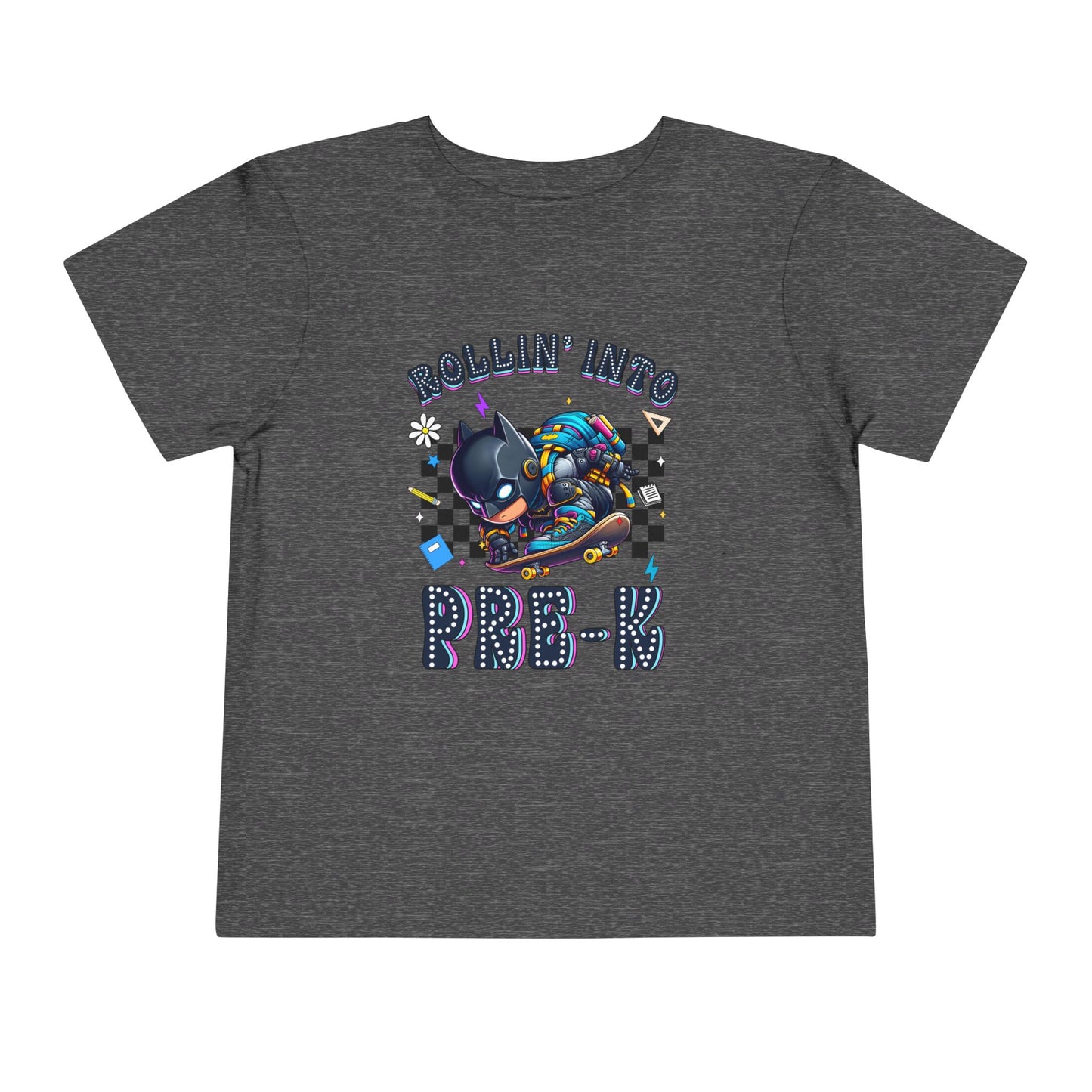 BATMAN - Rollin' Into Pre-K Toddler Short Sleeve Tee