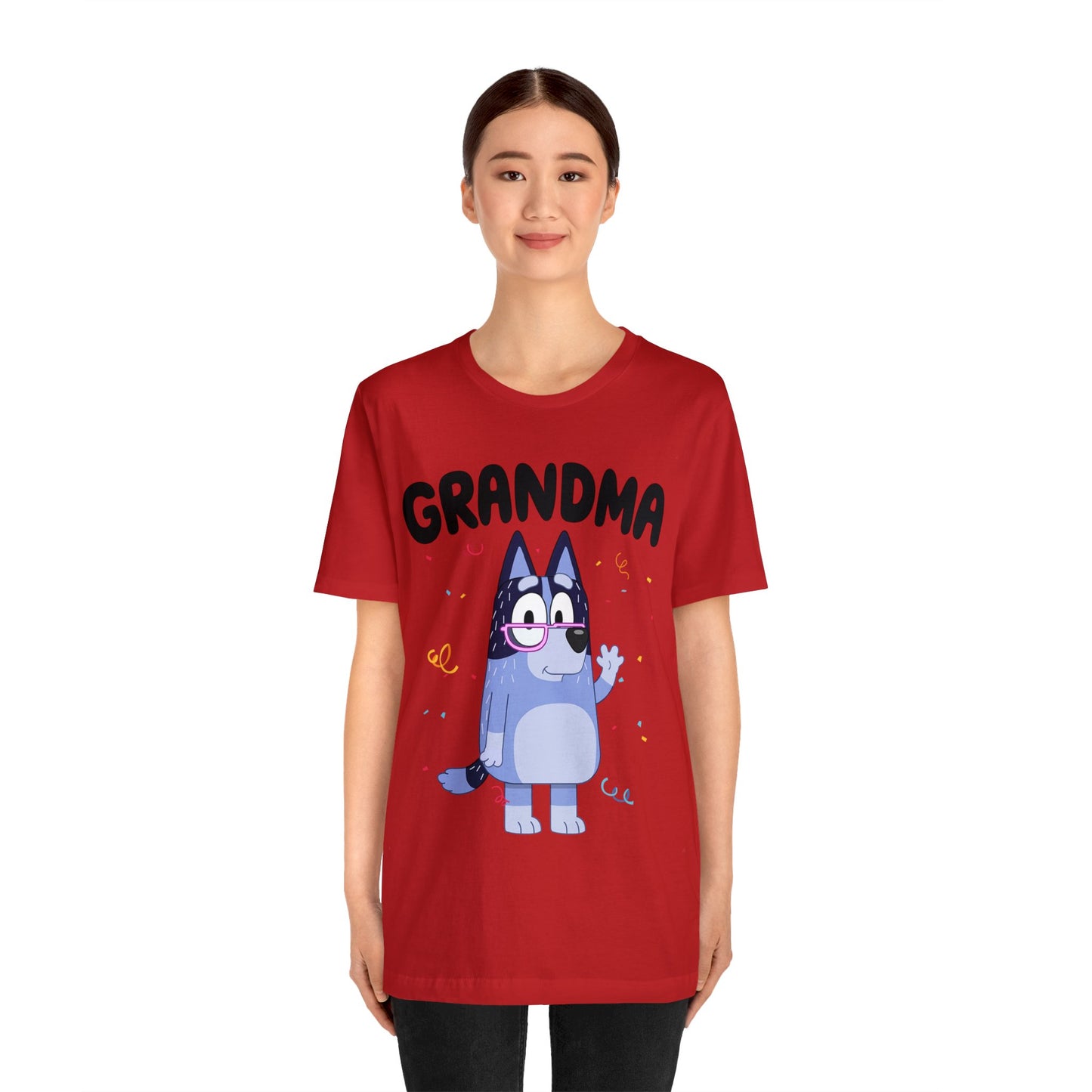 Grandma Bluey Birthday short sleeve Tshirt