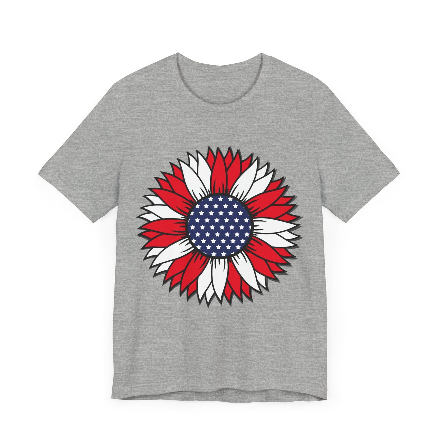 American Sunflower Jersey Short Sleeve Tee