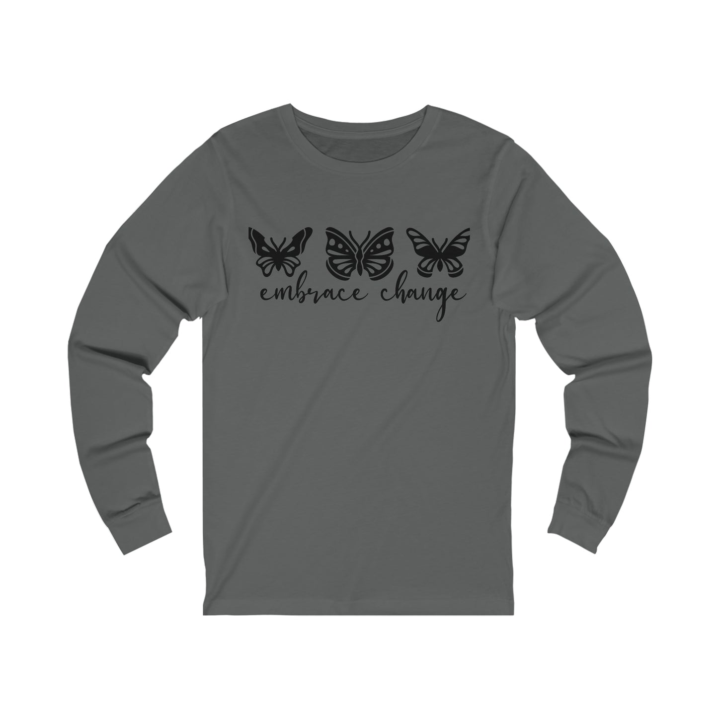 Embrace Change Butterflies Long sleeve Tshirt