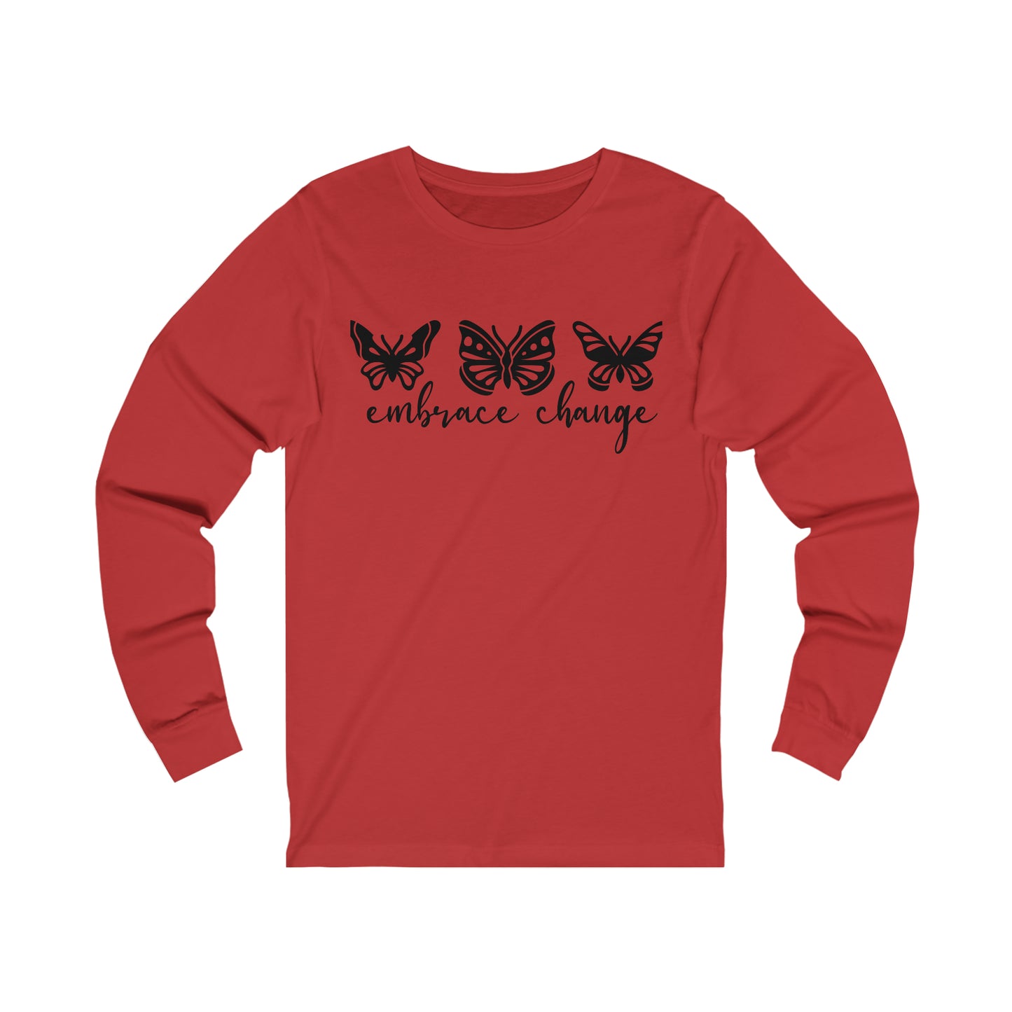 Embrace Change Butterflies Long sleeve Tshirt