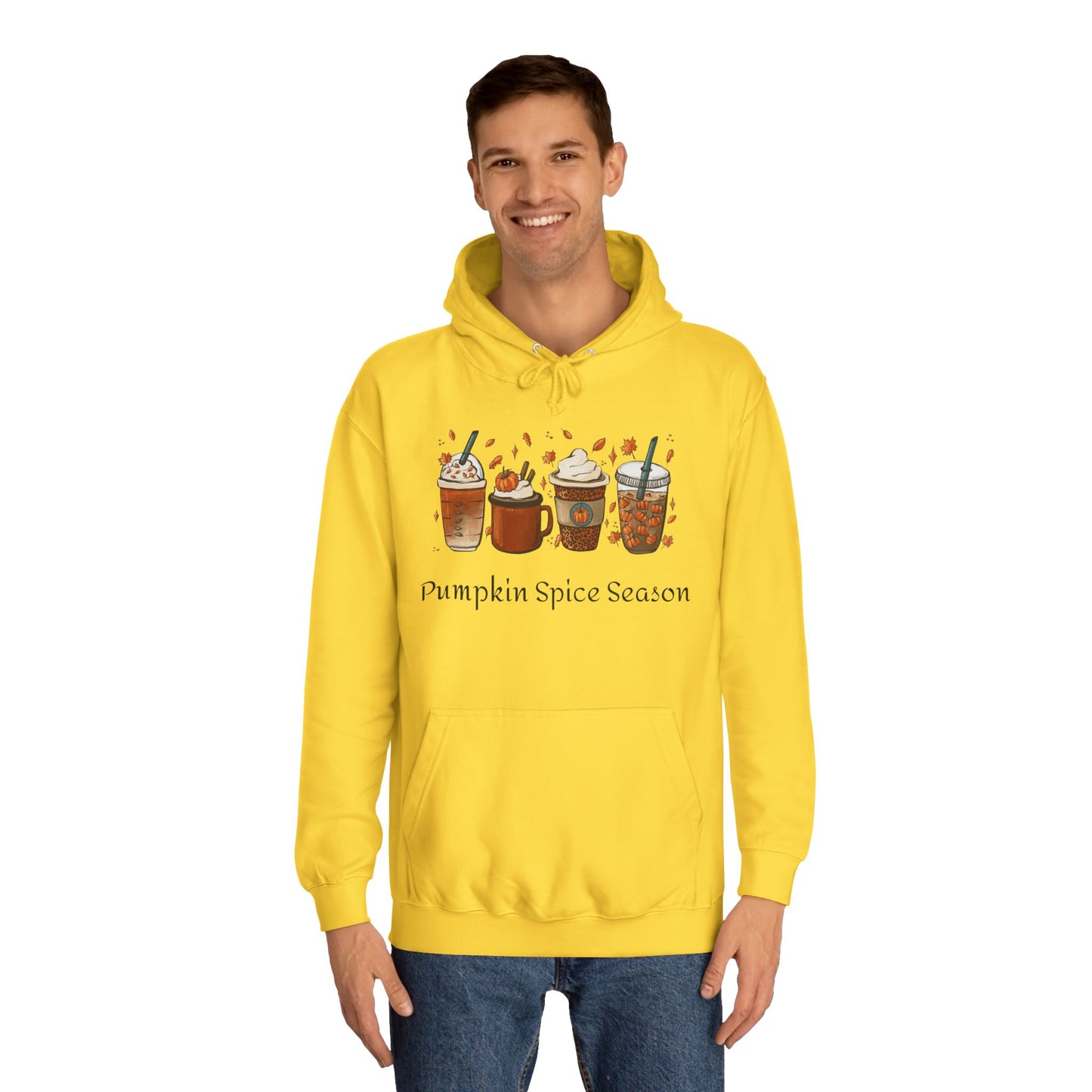 Pumpkin Spice Season College Hoodie