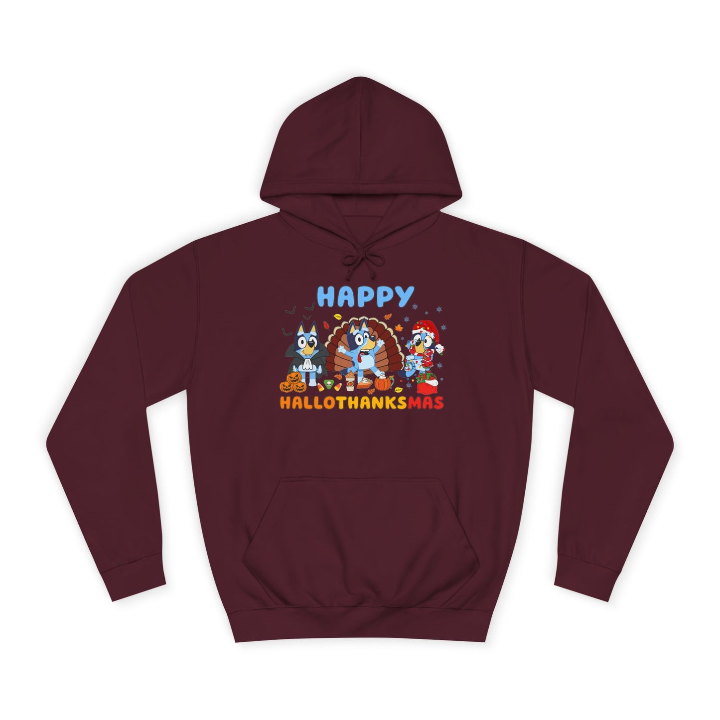Happy Hallothanksmas College Hoodie