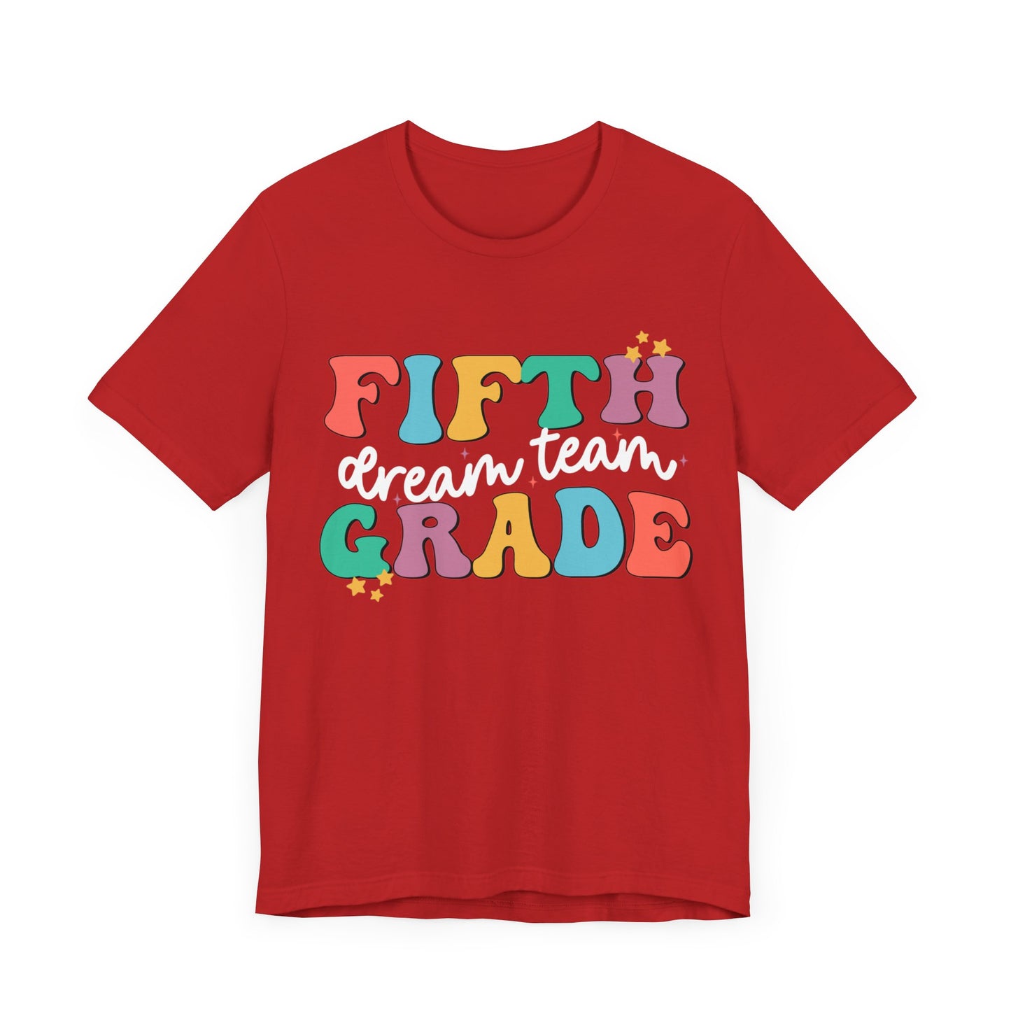 Fifth Grade Dream Team Jersey Short Sleeve Tee