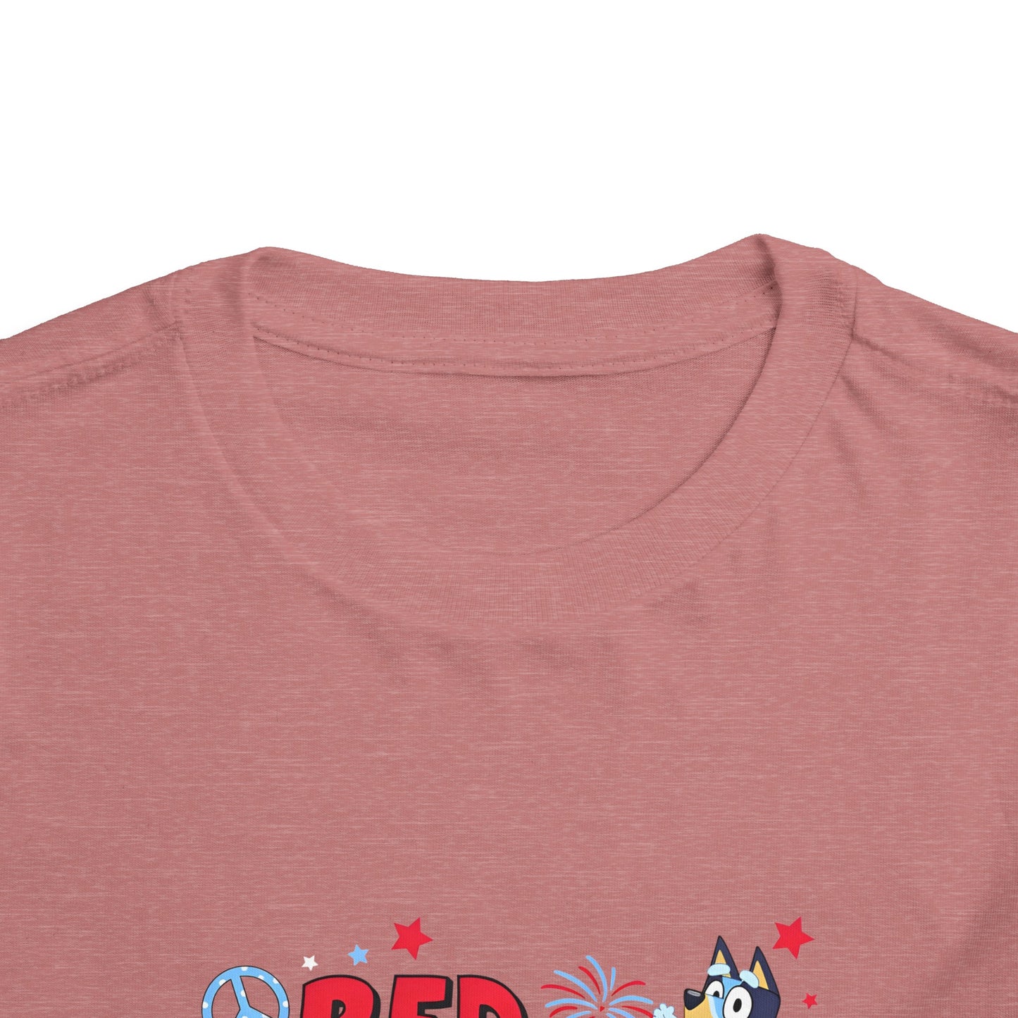 Red, White & Bluey Toddler Short Sleeve Tee