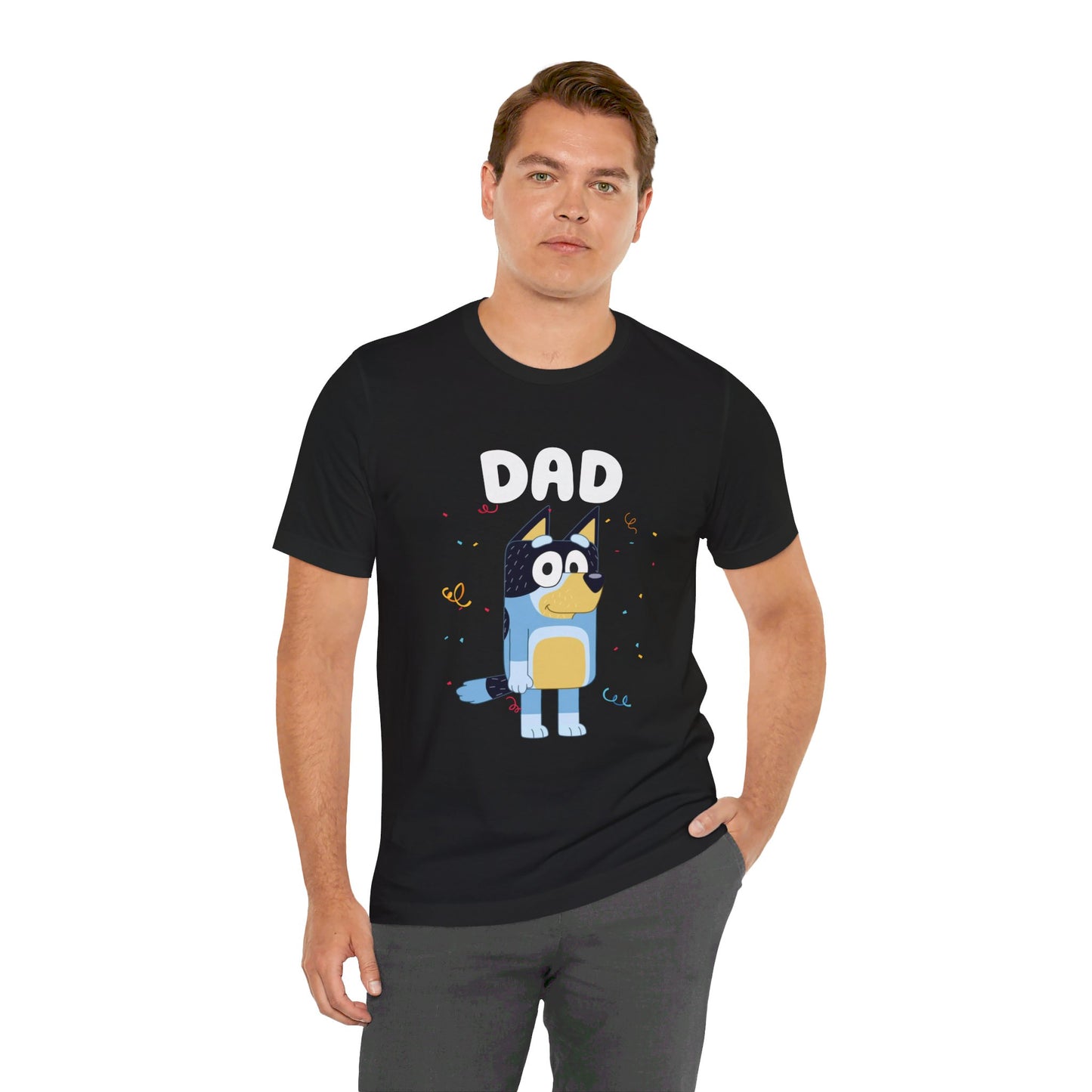 Dad Bluey Birthday Short sleeve Tshirt