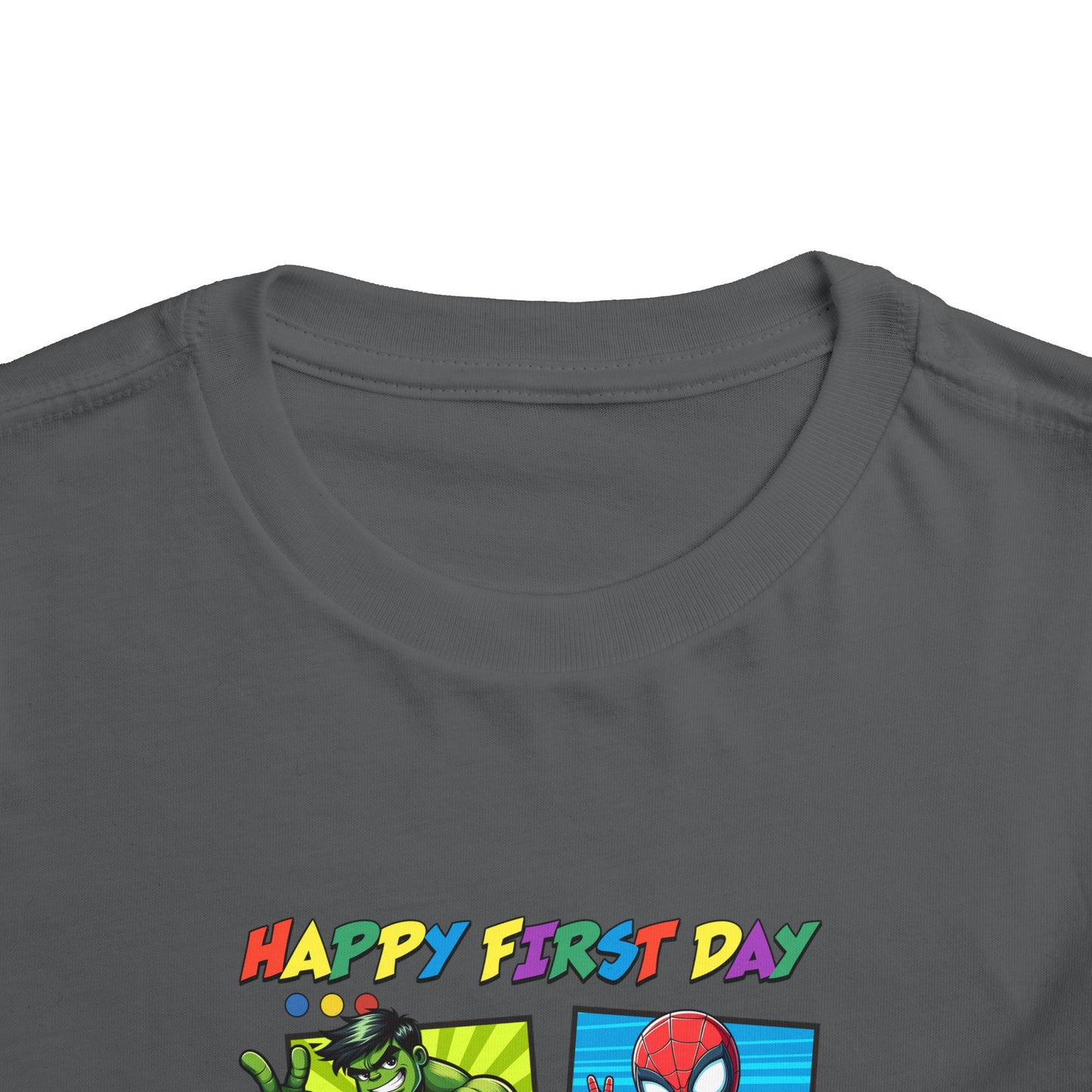 Happy First Day of School Toddler Short Sleeve Tee