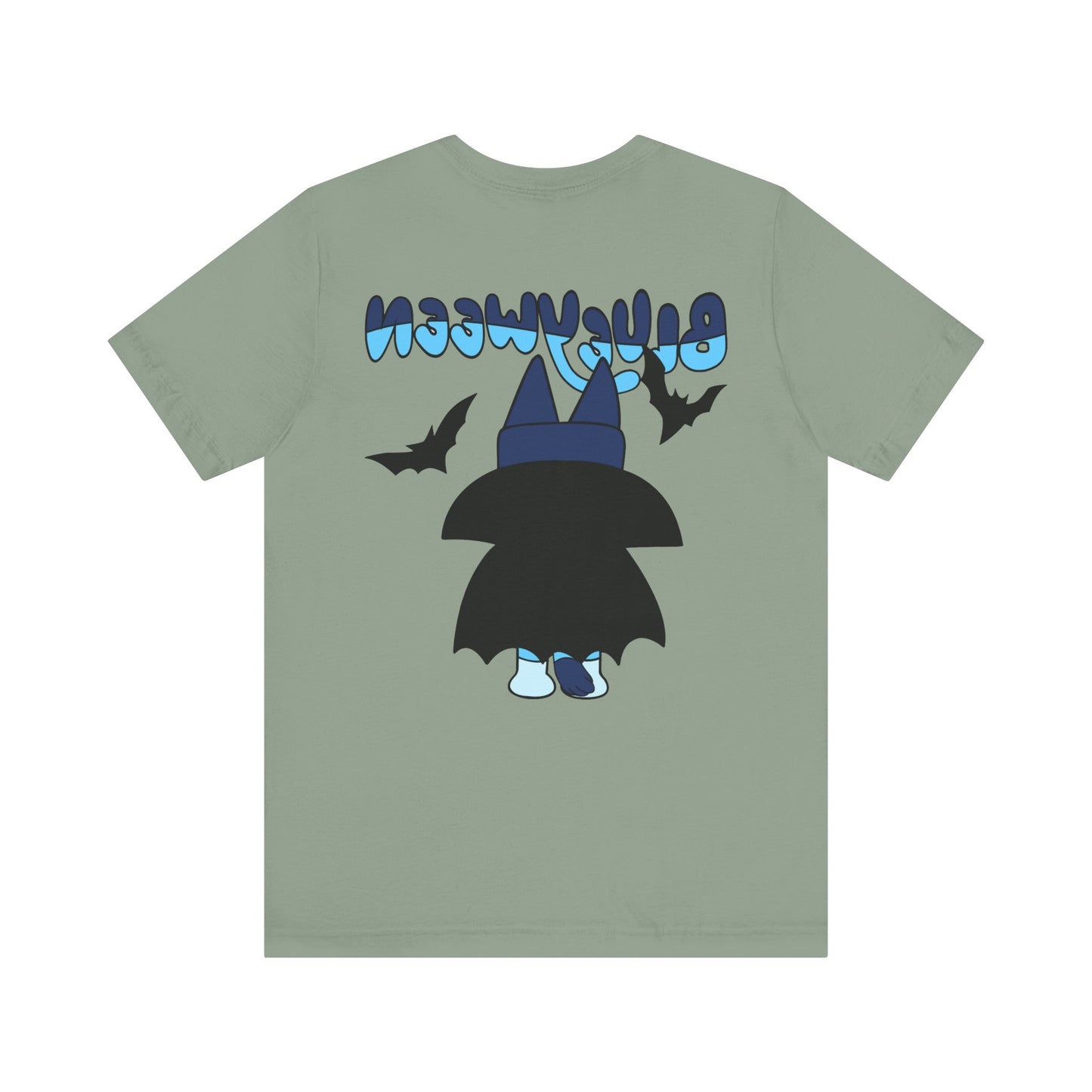 Blueyween "Blue Vampire" (front and back) Jersey Short Sleeve Tee