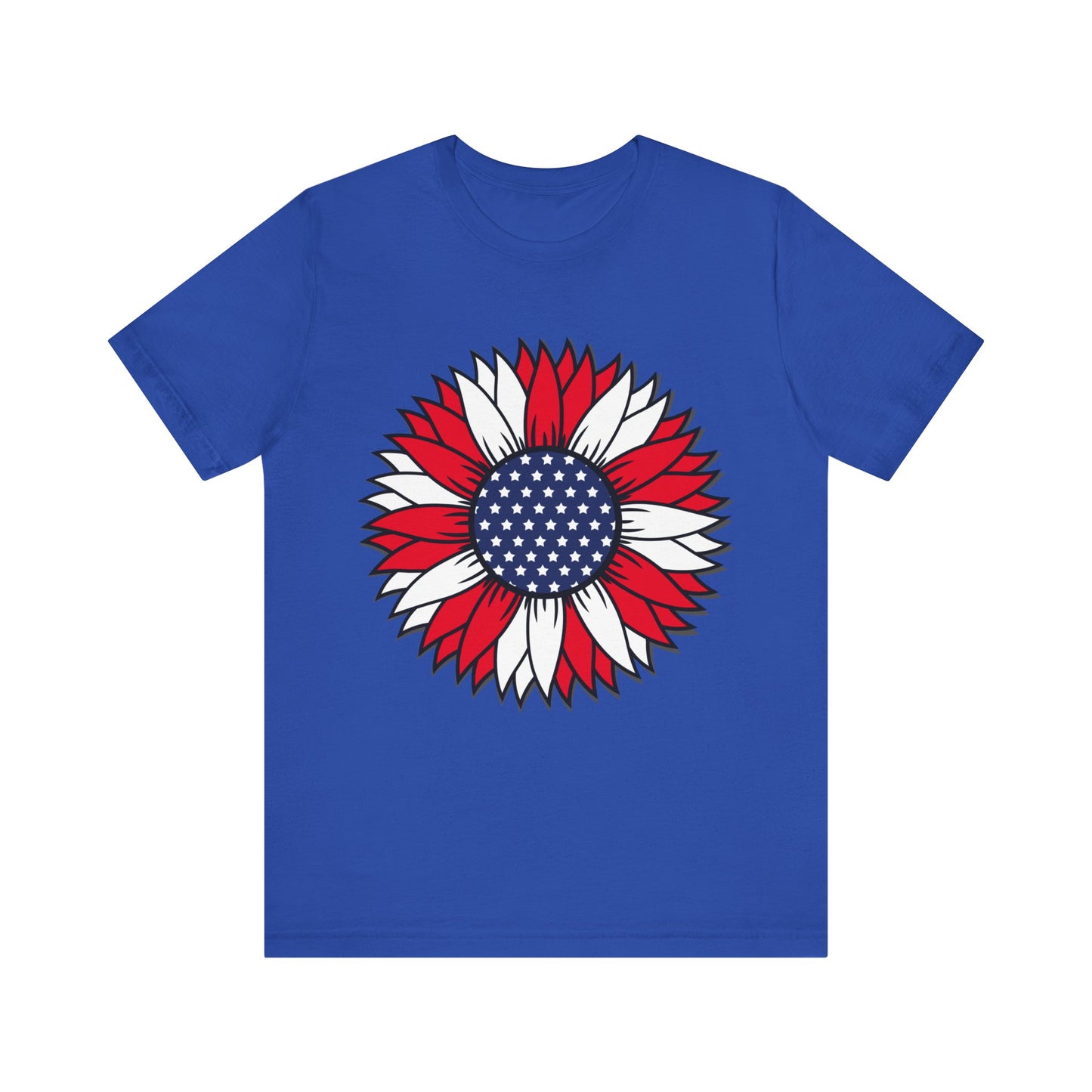 American Sunflower Jersey Short Sleeve Tee