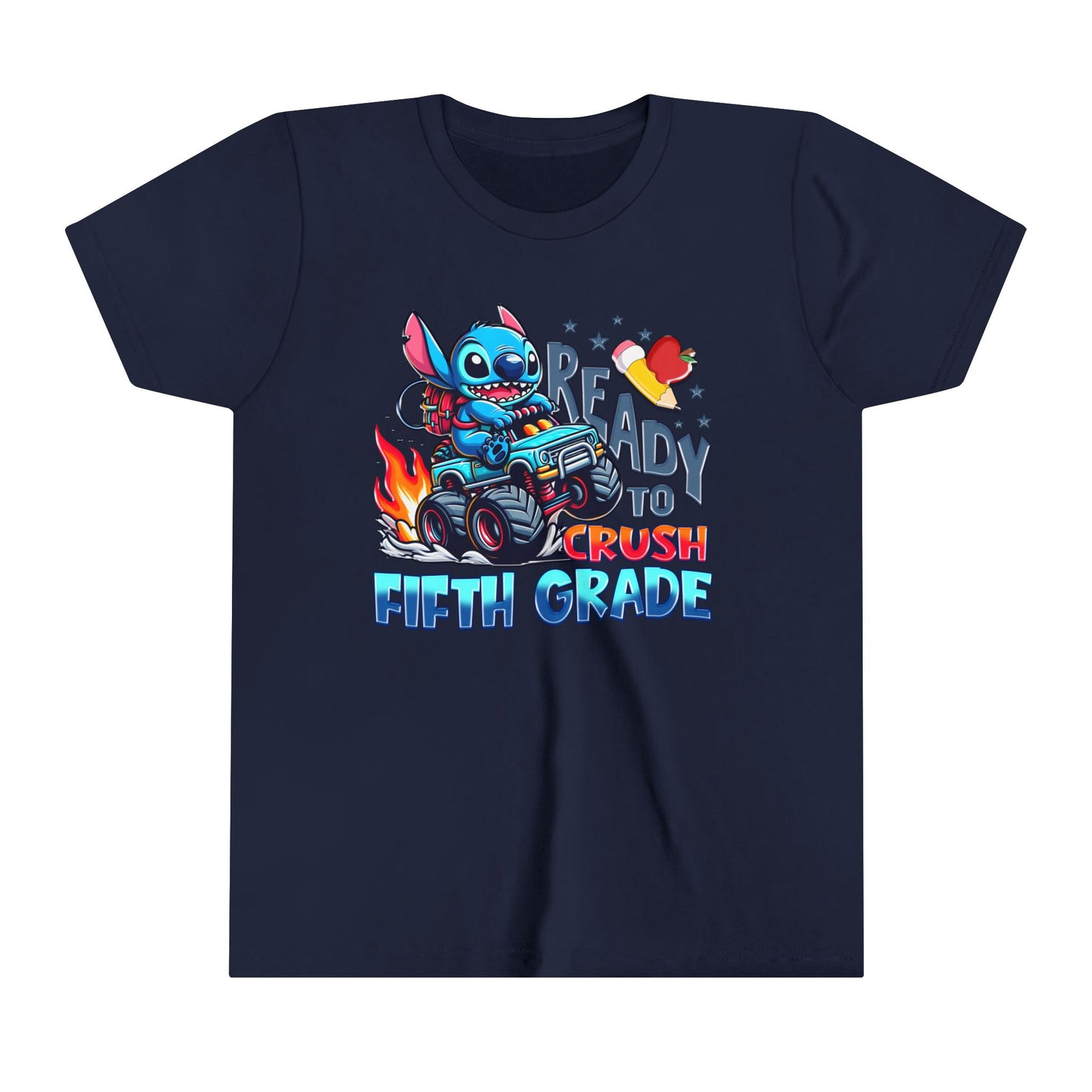 Ready to Crush Fifth Grade Youth Short Sleeve Tee