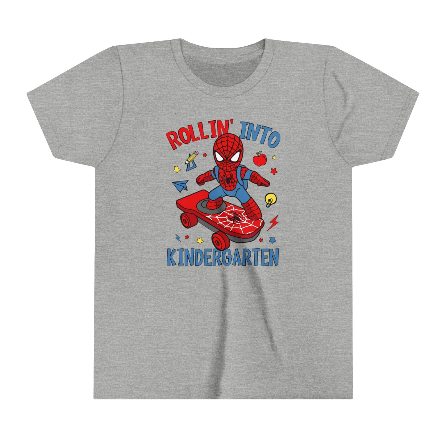 Rollin' Into Kindergarten Youth Short Sleeve Tee