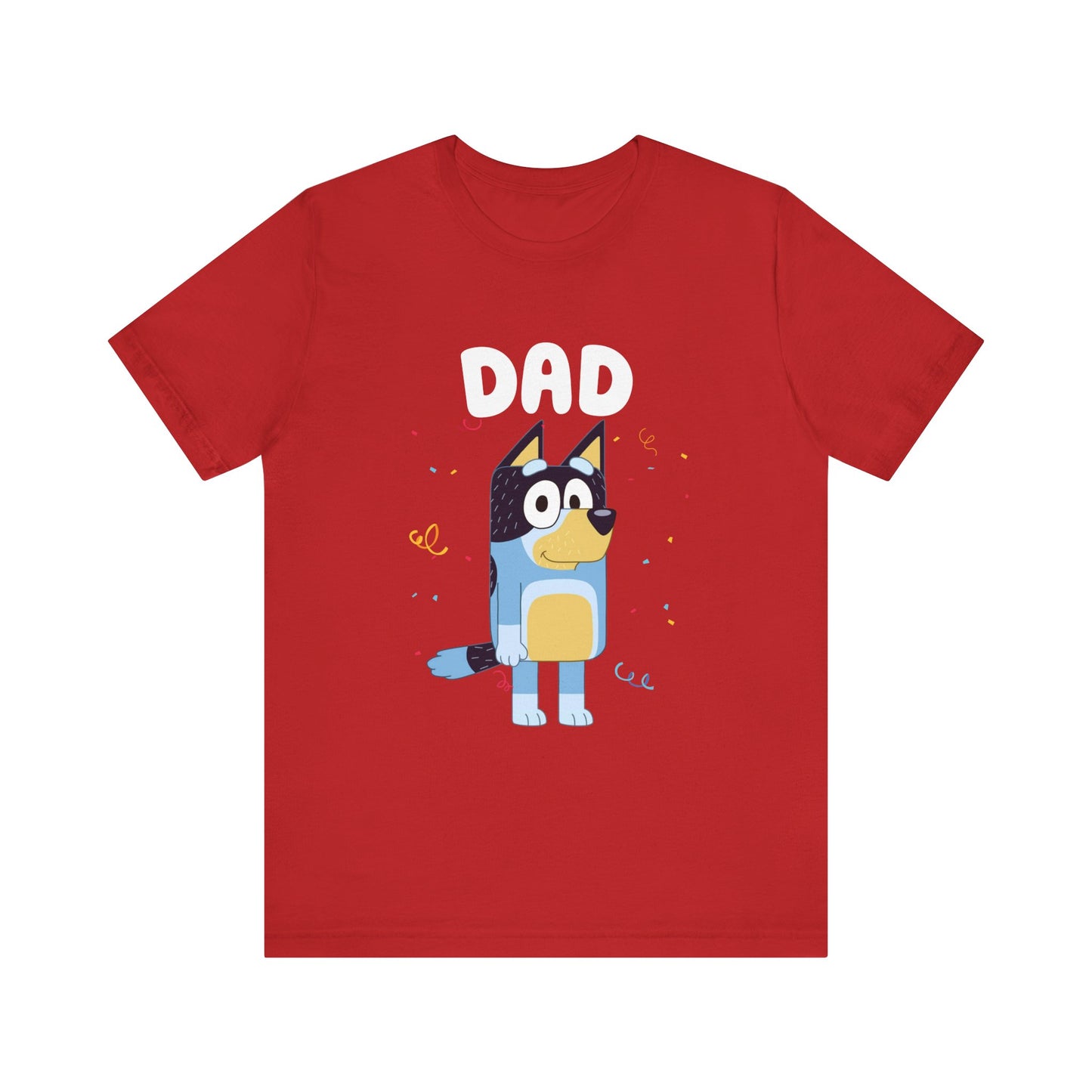 Dad Bluey Birthday Short sleeve Tshirt