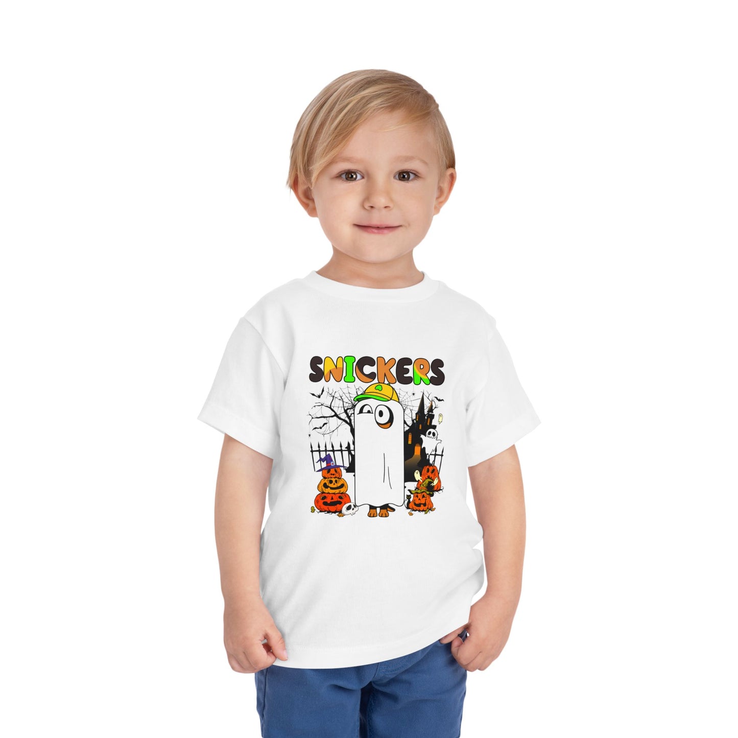 Snickers Ghost Toddler Short Sleeve Tee