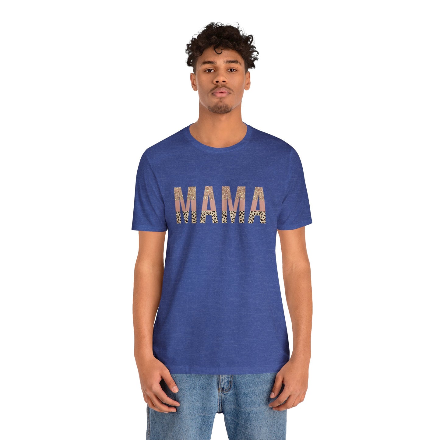 MAMA Leopard print short sleeve tshirt