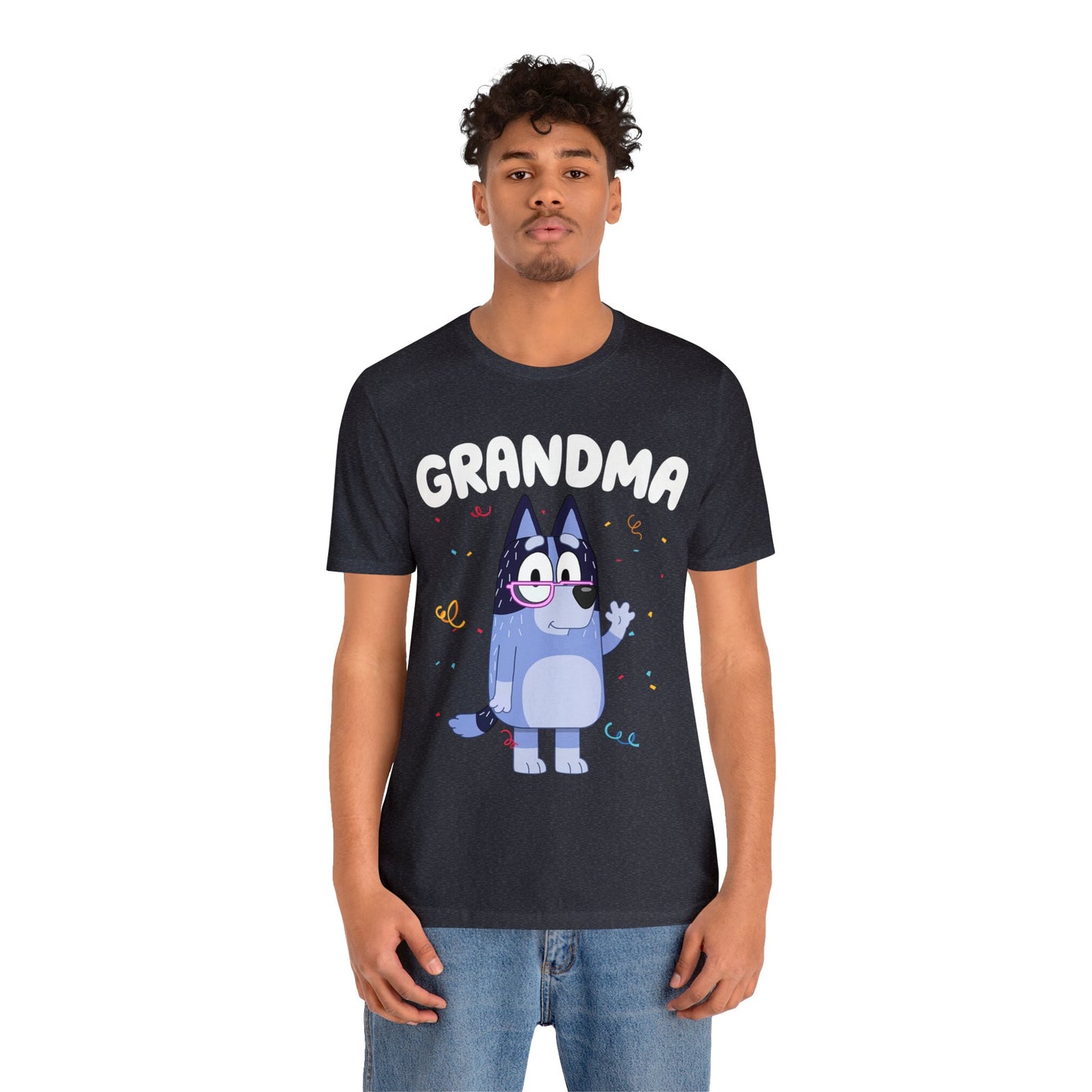 Grandma Bluey Birthday short sleeve Tshirt