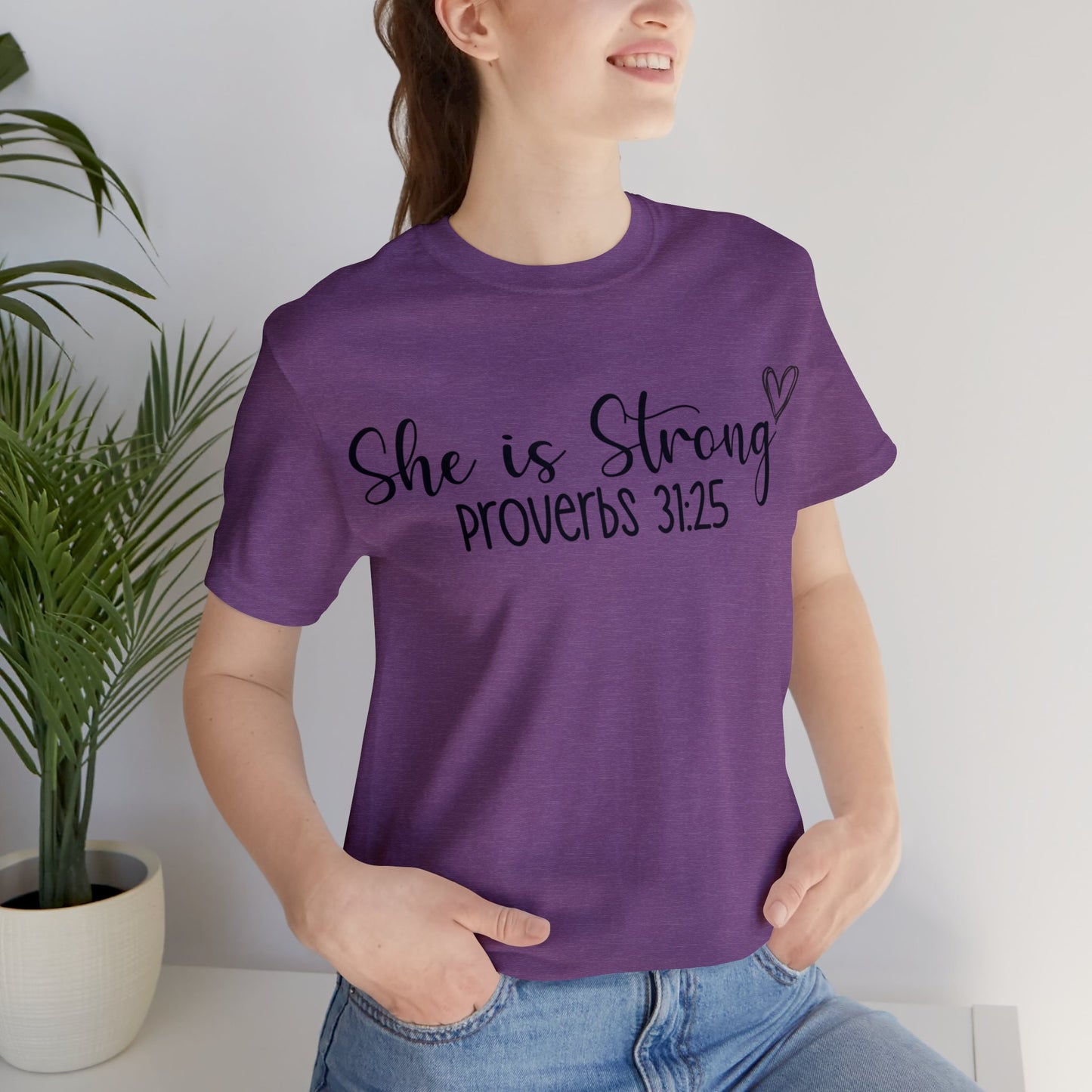 She is Strong Short sleeve Tshirt