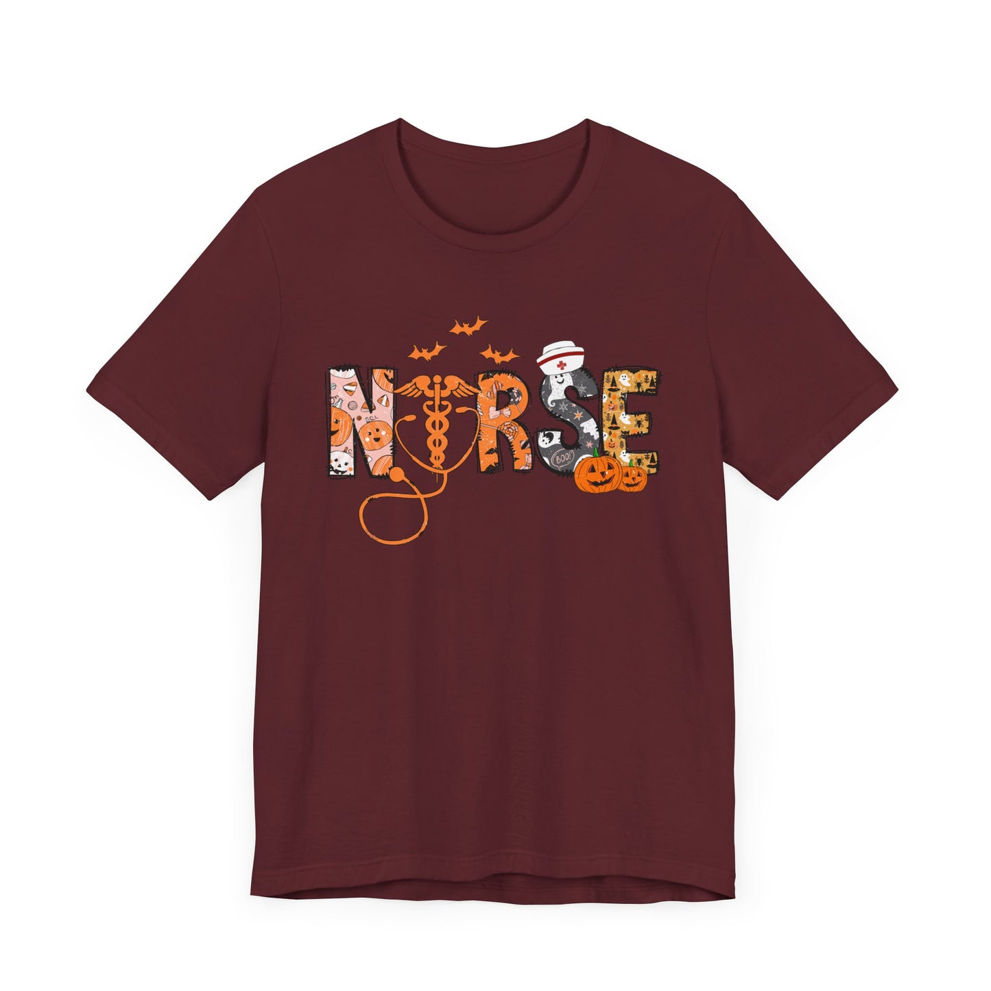 Nurse Halloween Jersey Short Sleeve Tee