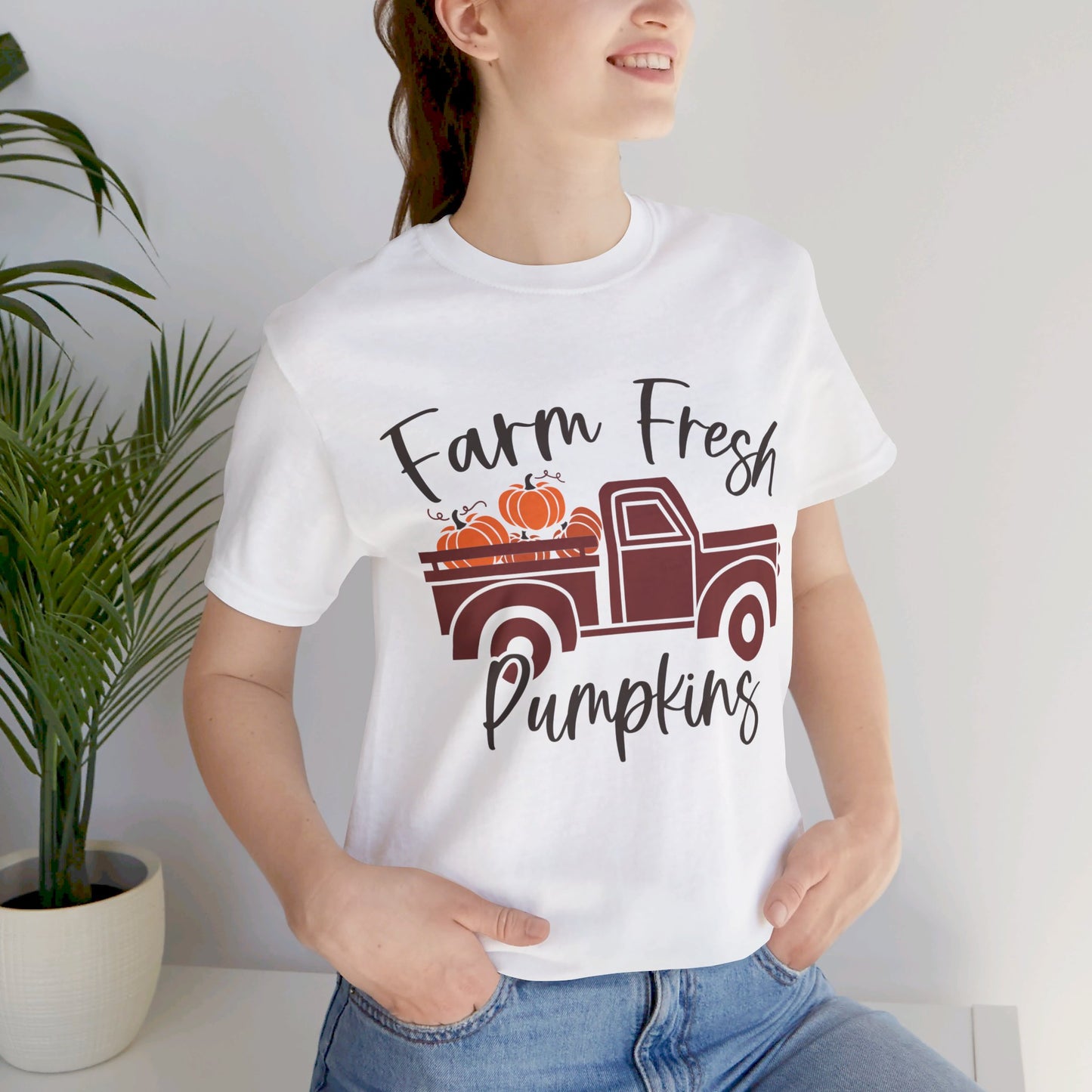 Farm Fresh Pumpkins Jersey Short Sleeve Tee