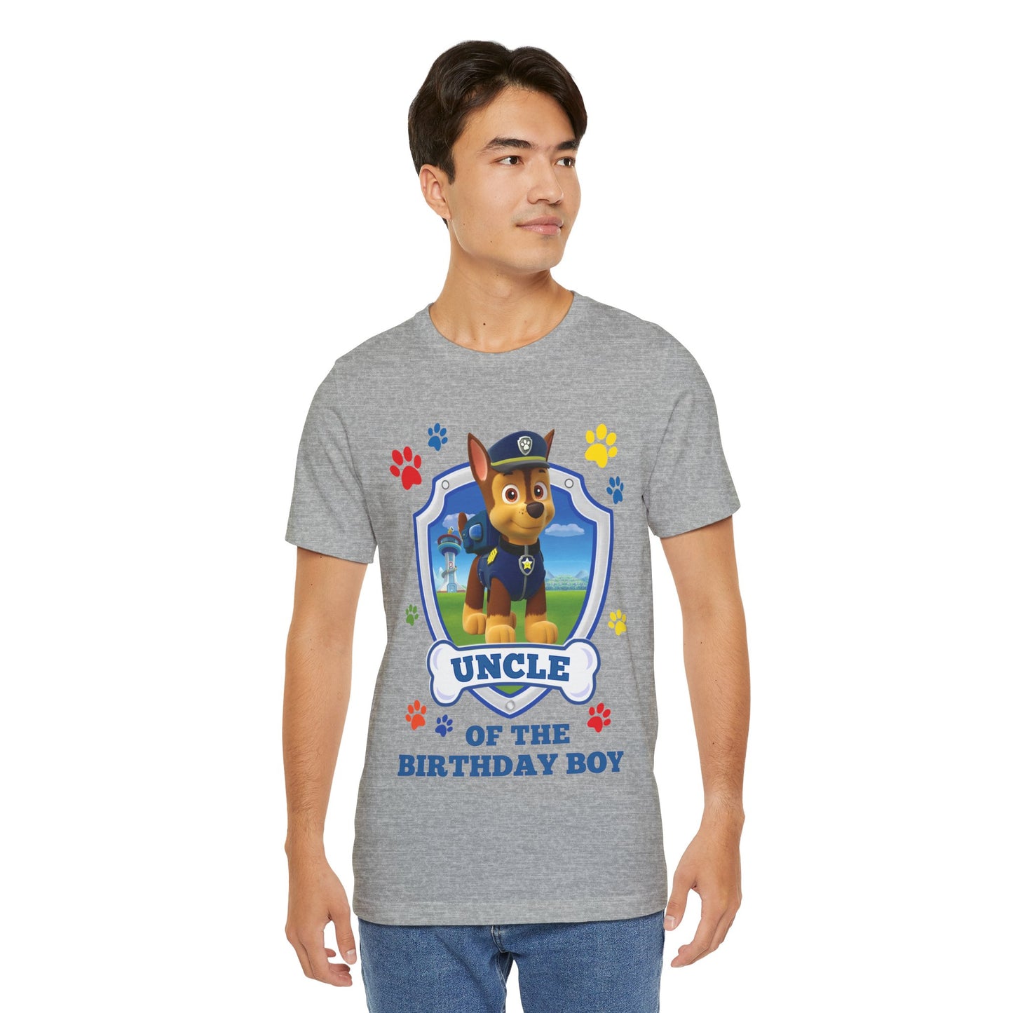 Uncle of the Birthday Boy Jersey Short Sleeve Tee