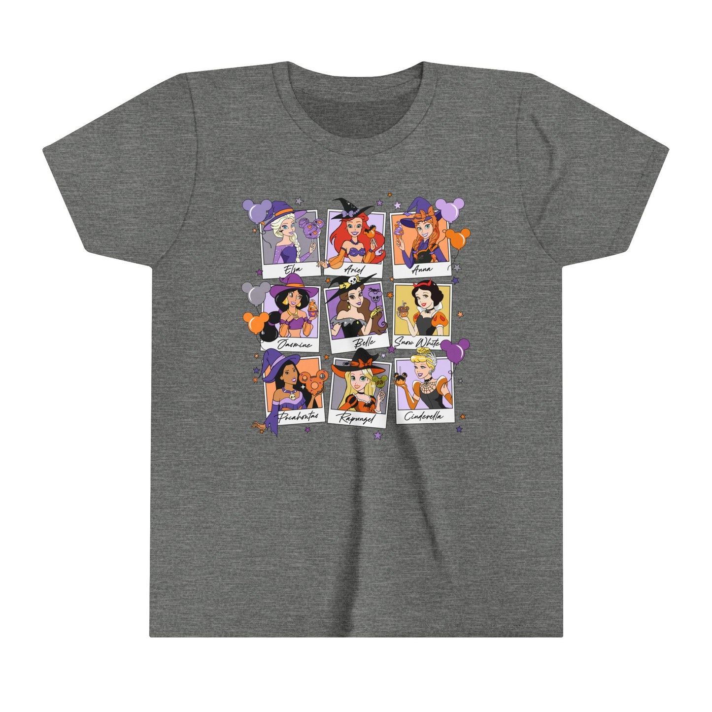 Disney Princess Halloween Youth Short Sleeve Tee