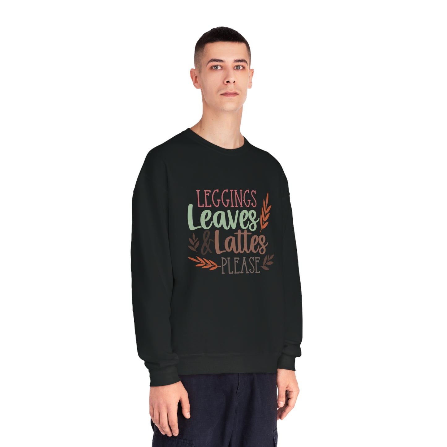 Leggings, Leaves & Lattes Please Crewneck Sweatshirt