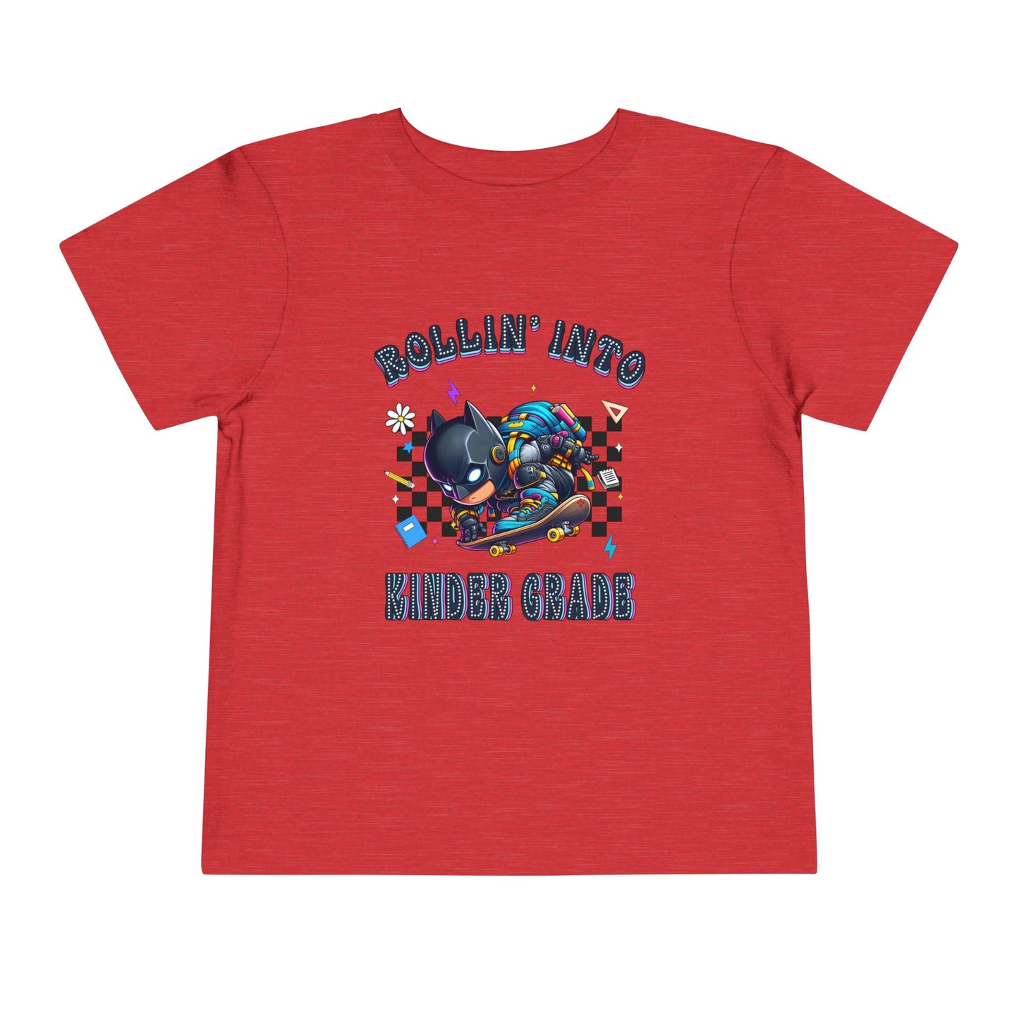 BATMAN - Rollin' Into Kinder Grade Toddler Short Sleeve Tee
