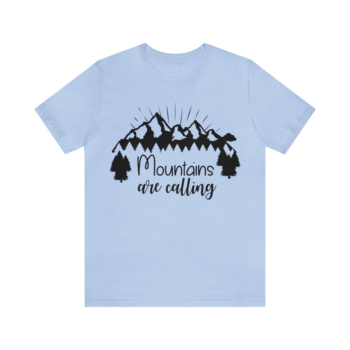 Mountains are Calling Short Sleeve Tshirt