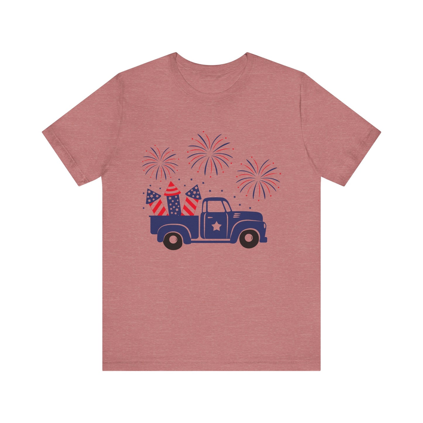 Truck & Fireworks Jersey Short Sleeve Tee