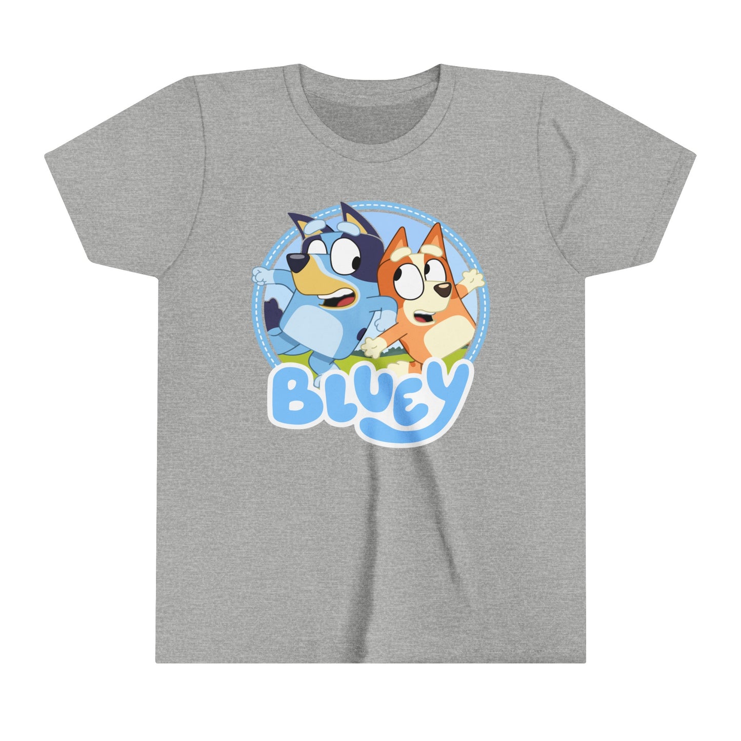 Bluey logo youth Sleeve Tshirt