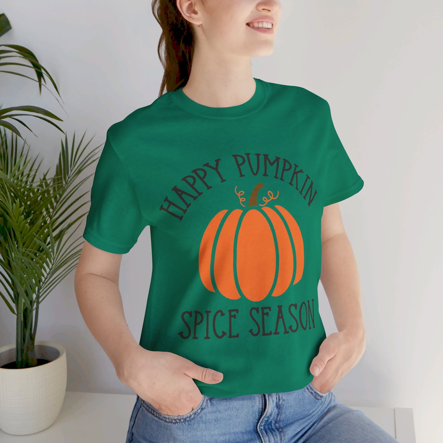 Happy Pumpkin Spice Season Jersey Short Sleeve Tee