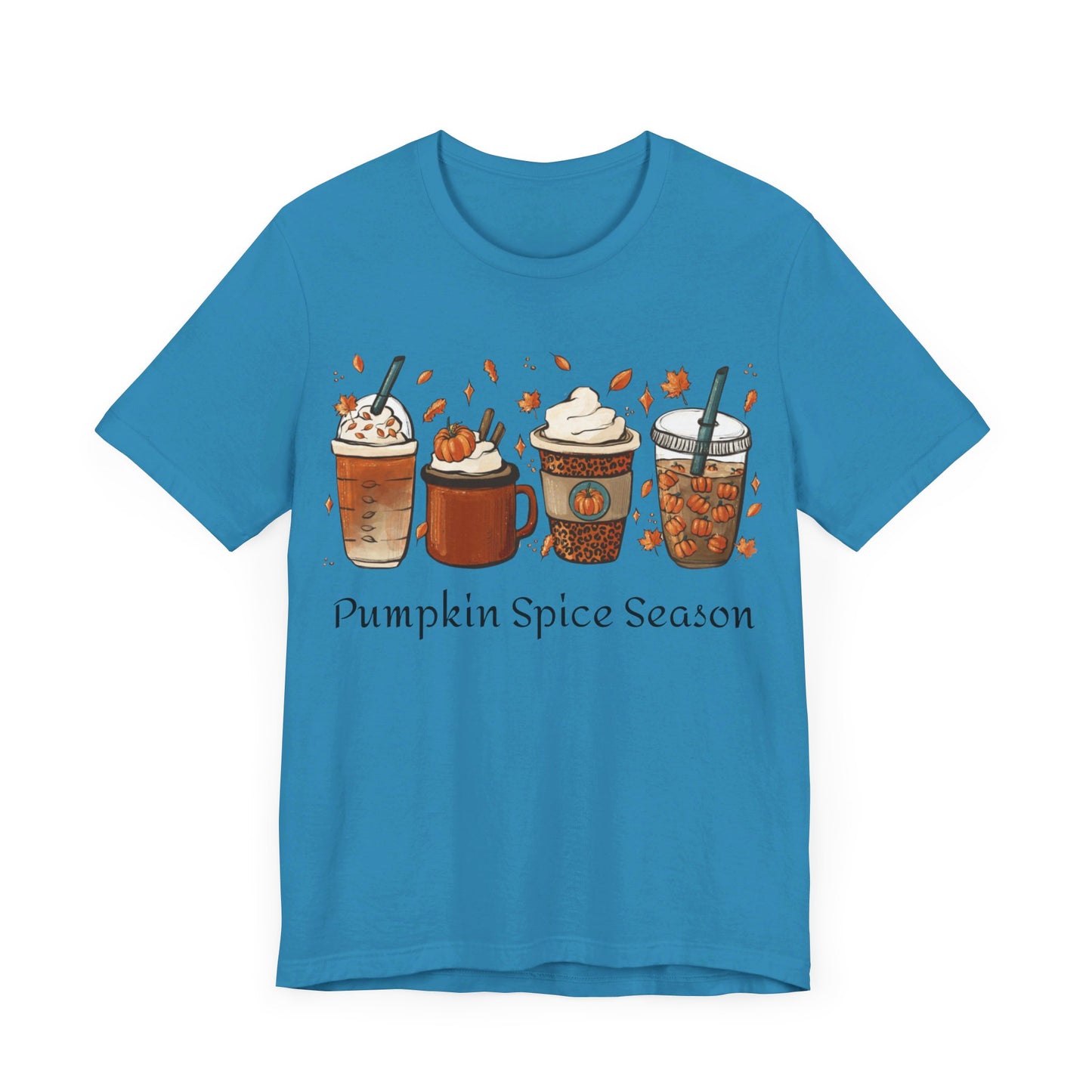 Pumpkin Spice Season Jersey Short Sleeve Tee
