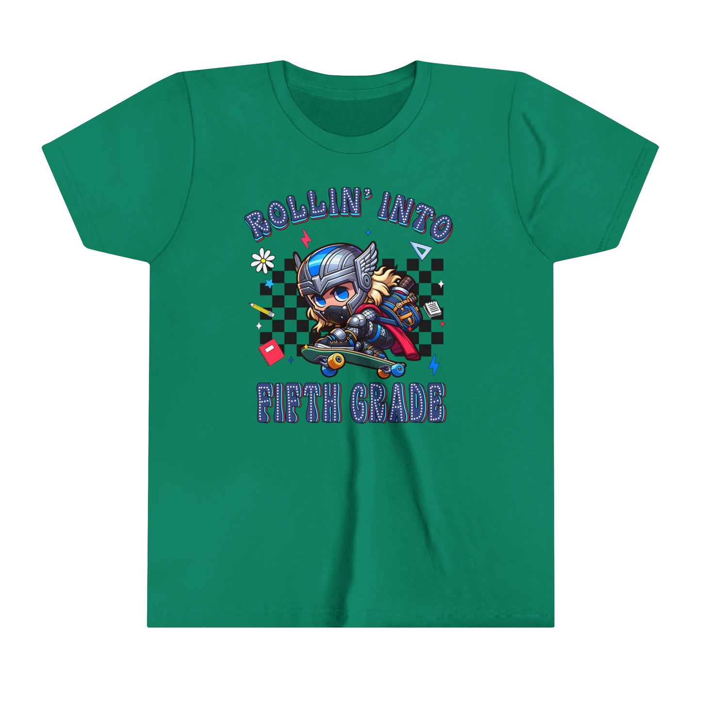 THOR - Rollin' Into 5th Grade Youth Short Sleeve Tee