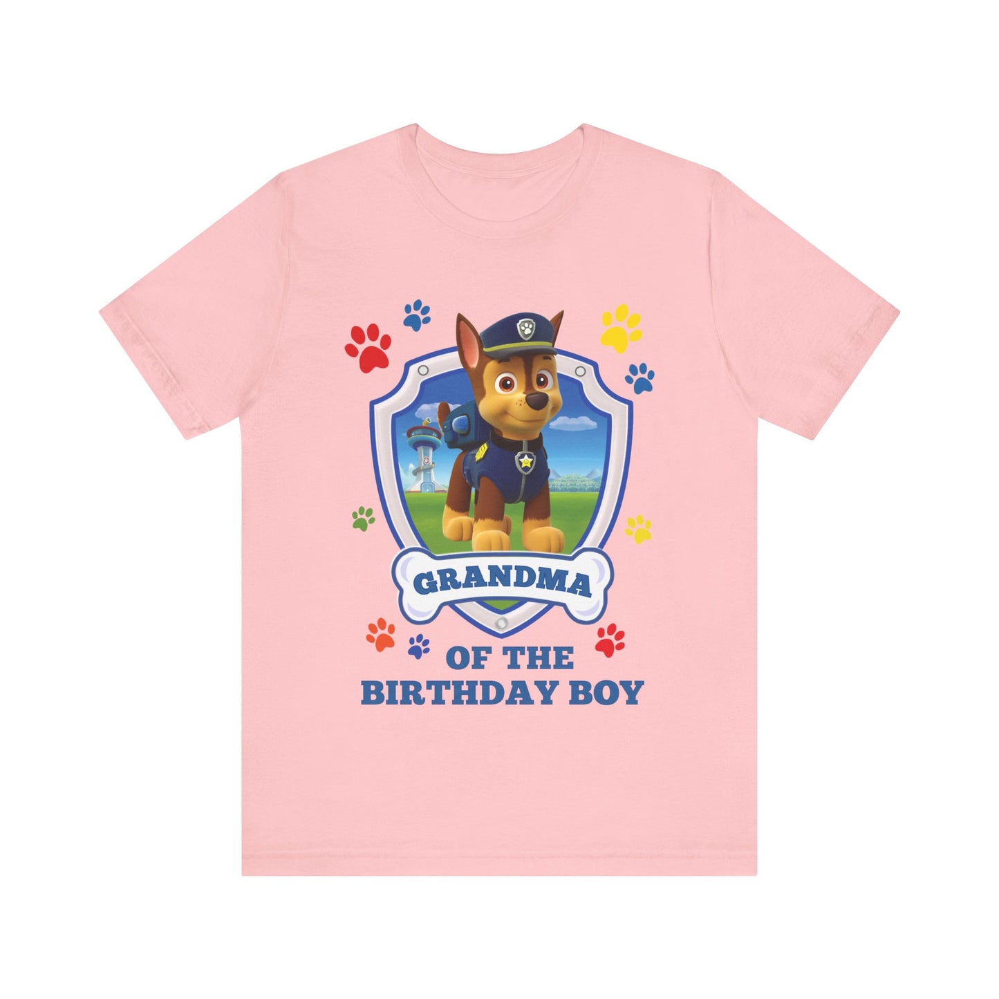Grandma of the Birthday Boy Jersey Short Sleeve Tee