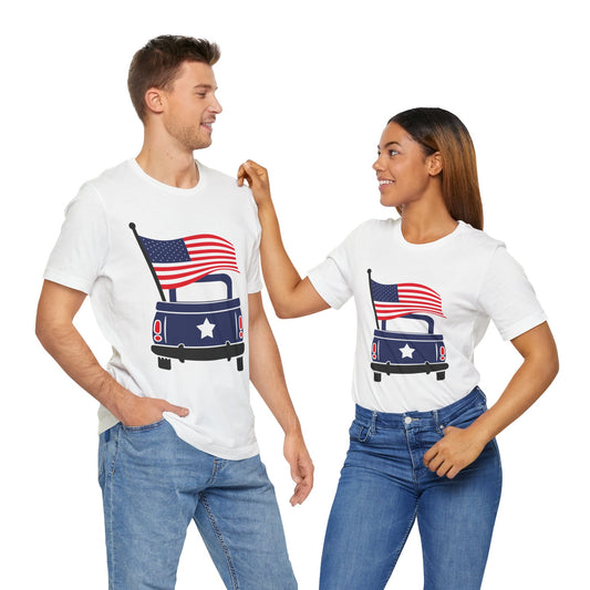 Flag & Truck Jersey Short Sleeve Tee