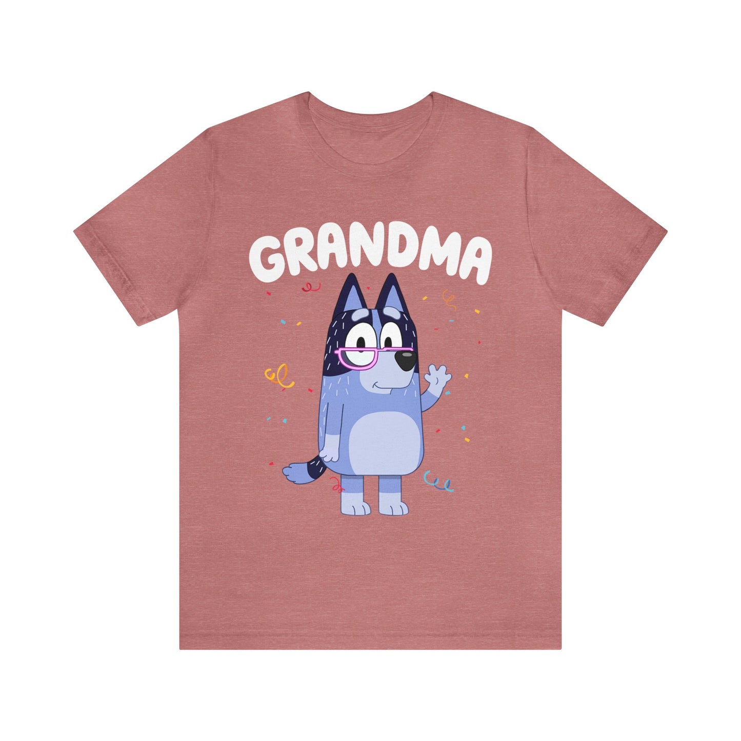 Grandma Bluey Birthday short sleeve Tshirt