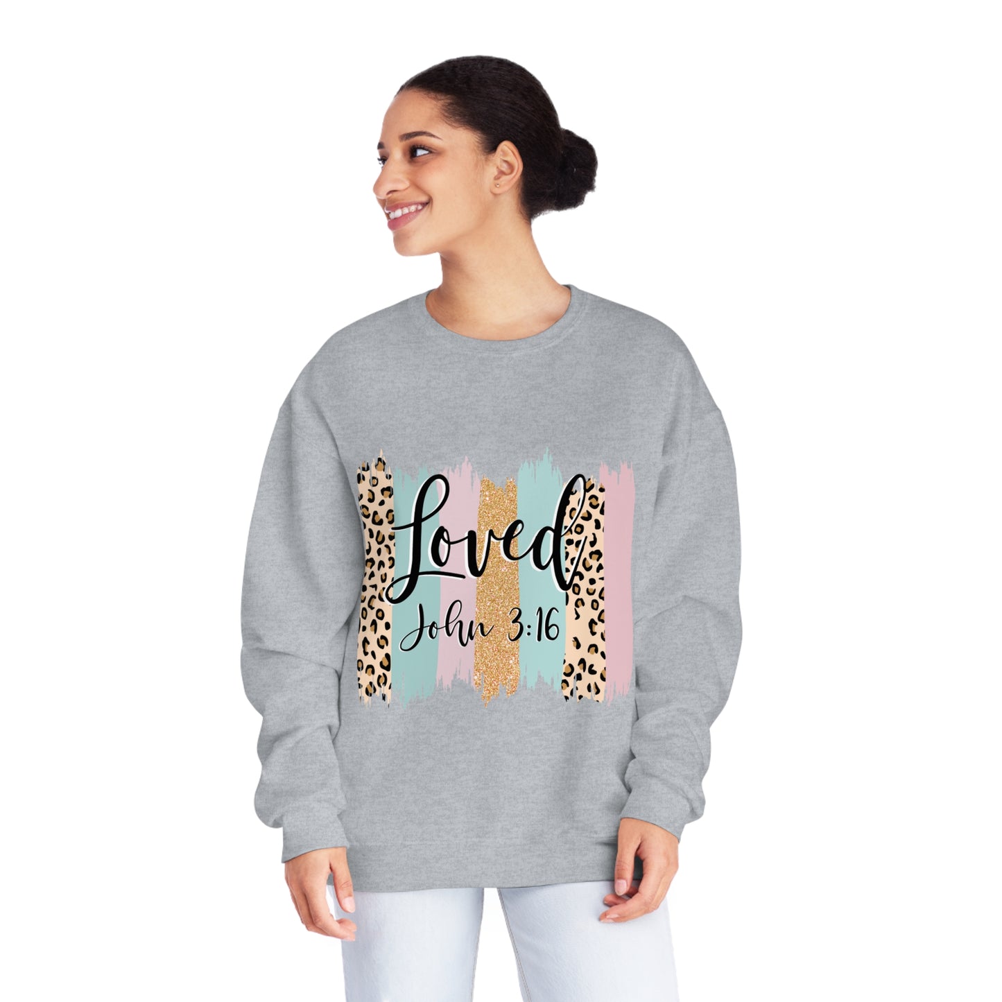 Loved John 3:16 Crewneck Sweatshirt