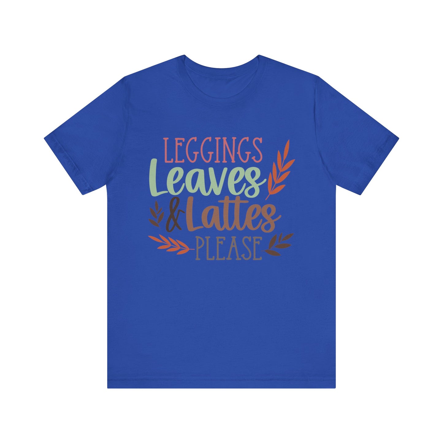 Leggings, Leaves & Lattes Please Jersey Short Sleeve Tee