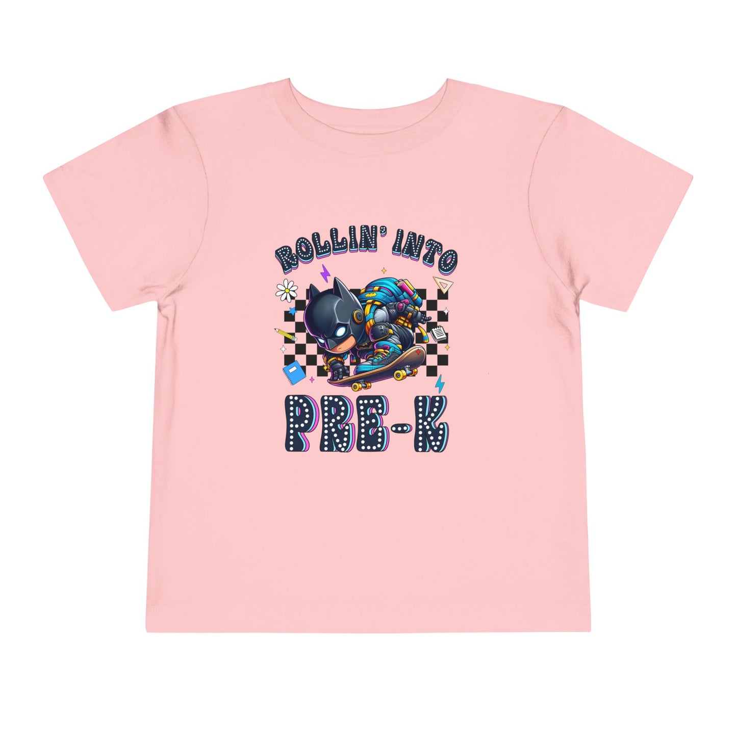 BATMAN - Rollin' Into Pre-K Toddler Short Sleeve Tee