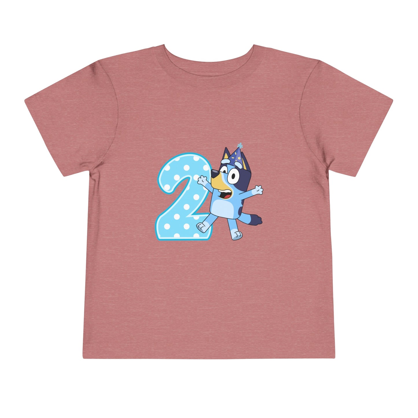 #2 Birthday Toddler Short Sleeve Tee