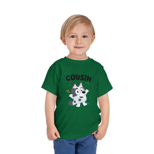 Cousin Birthday Toddler Short Sleeve Tee